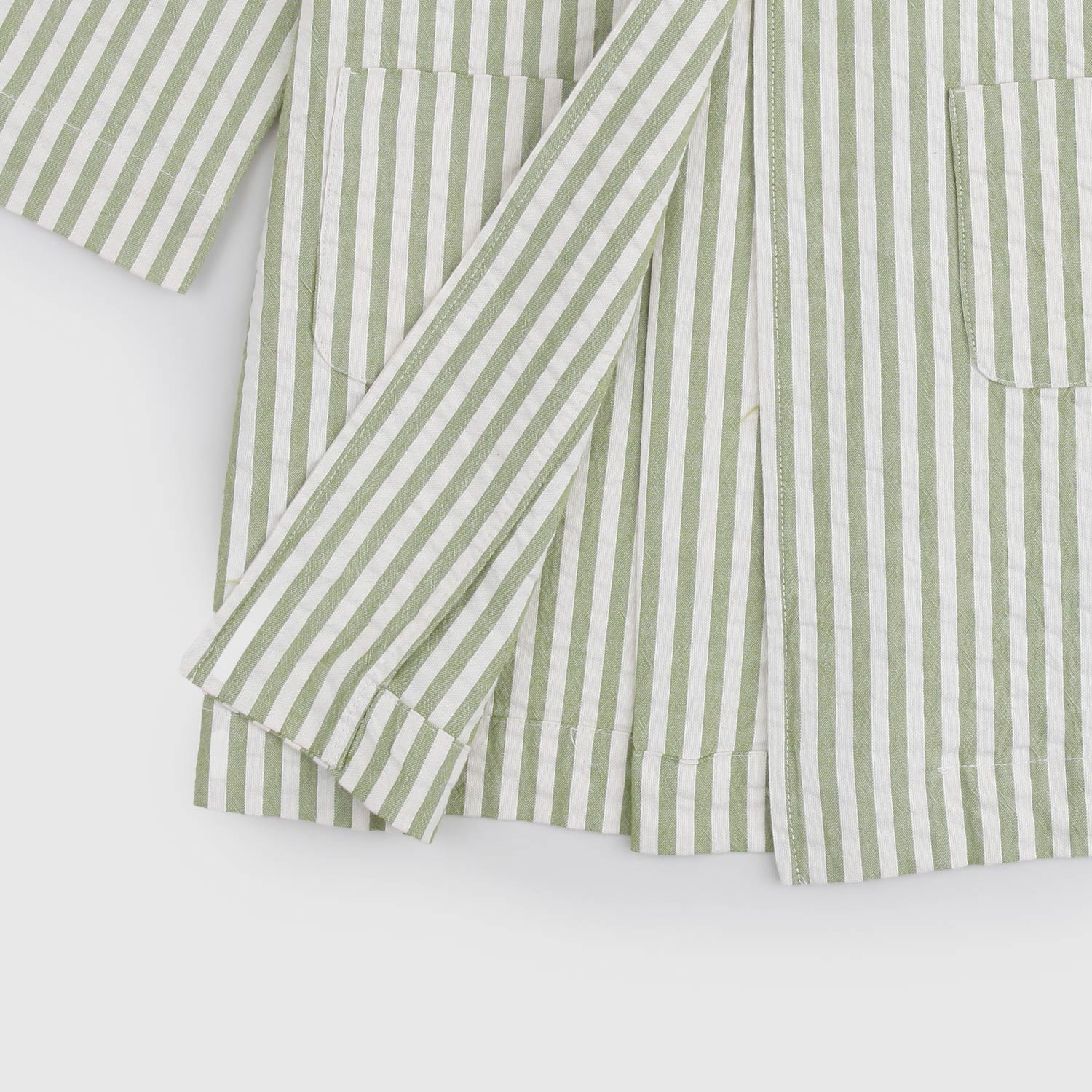 casacca a righe verdi e beige ragazza - annameglio.com abbigliamento moda