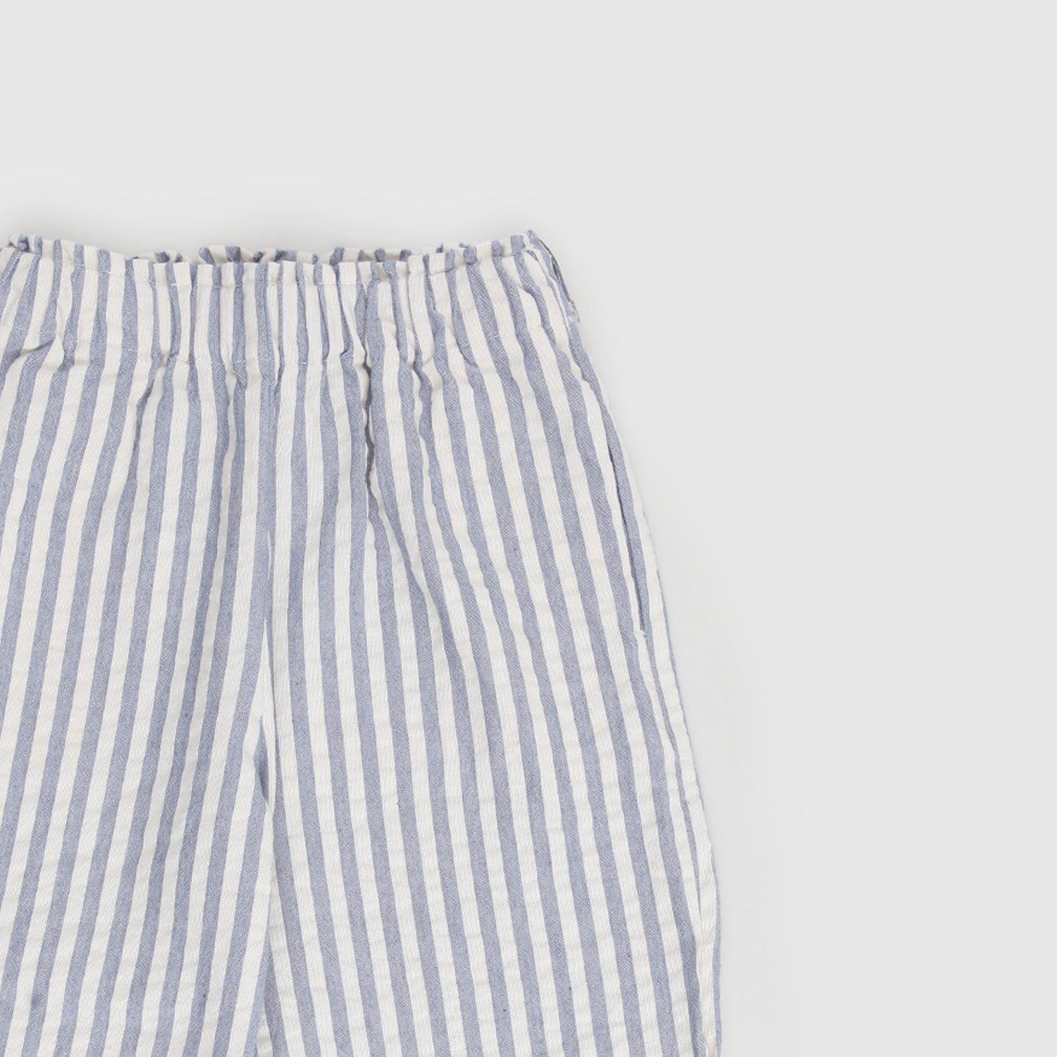 pantalone righe beige e celeste ragazza - annameglio.com abbigliamento moda