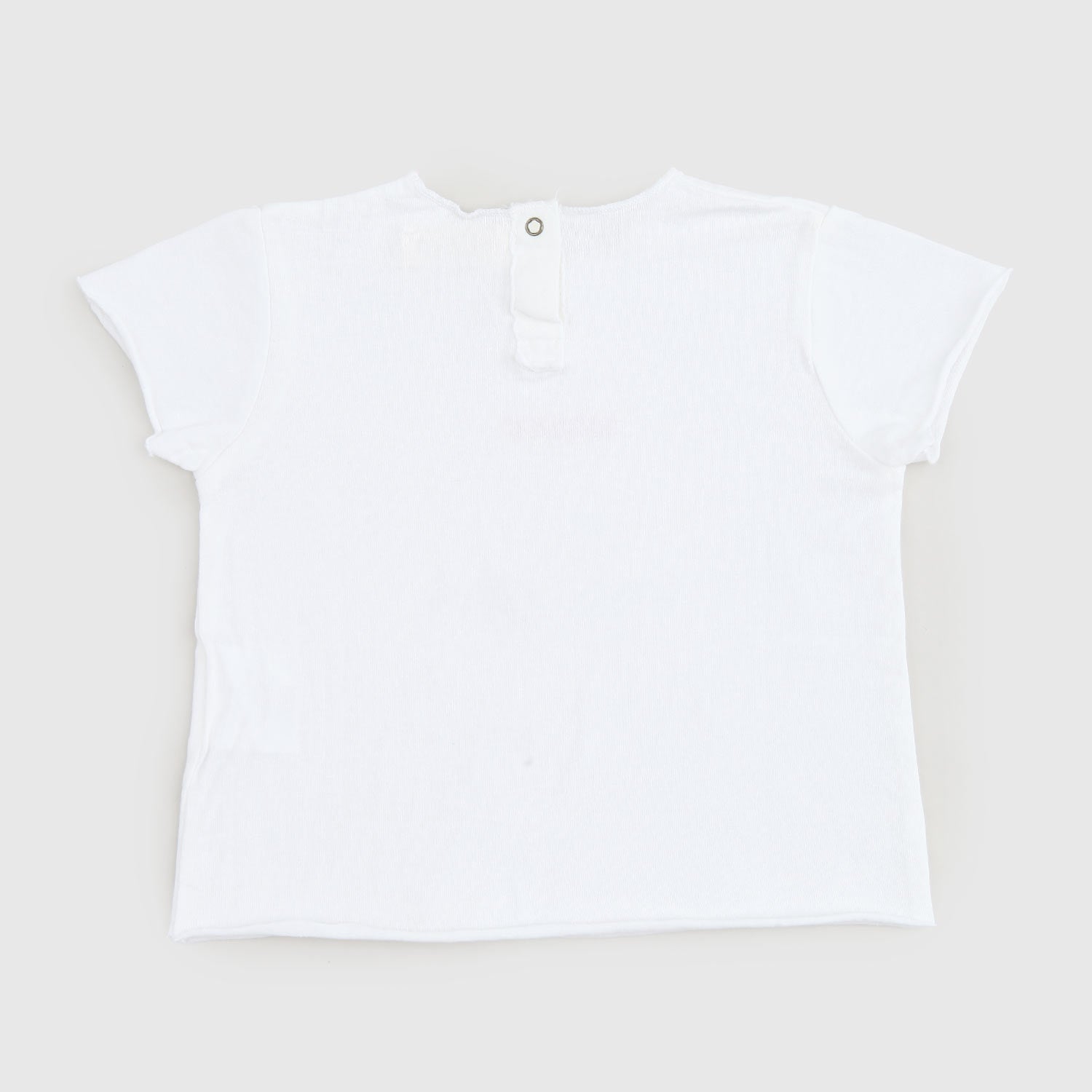 t-shirt bianca scritta rosa neonata - annameglio.com abbigliamento moda