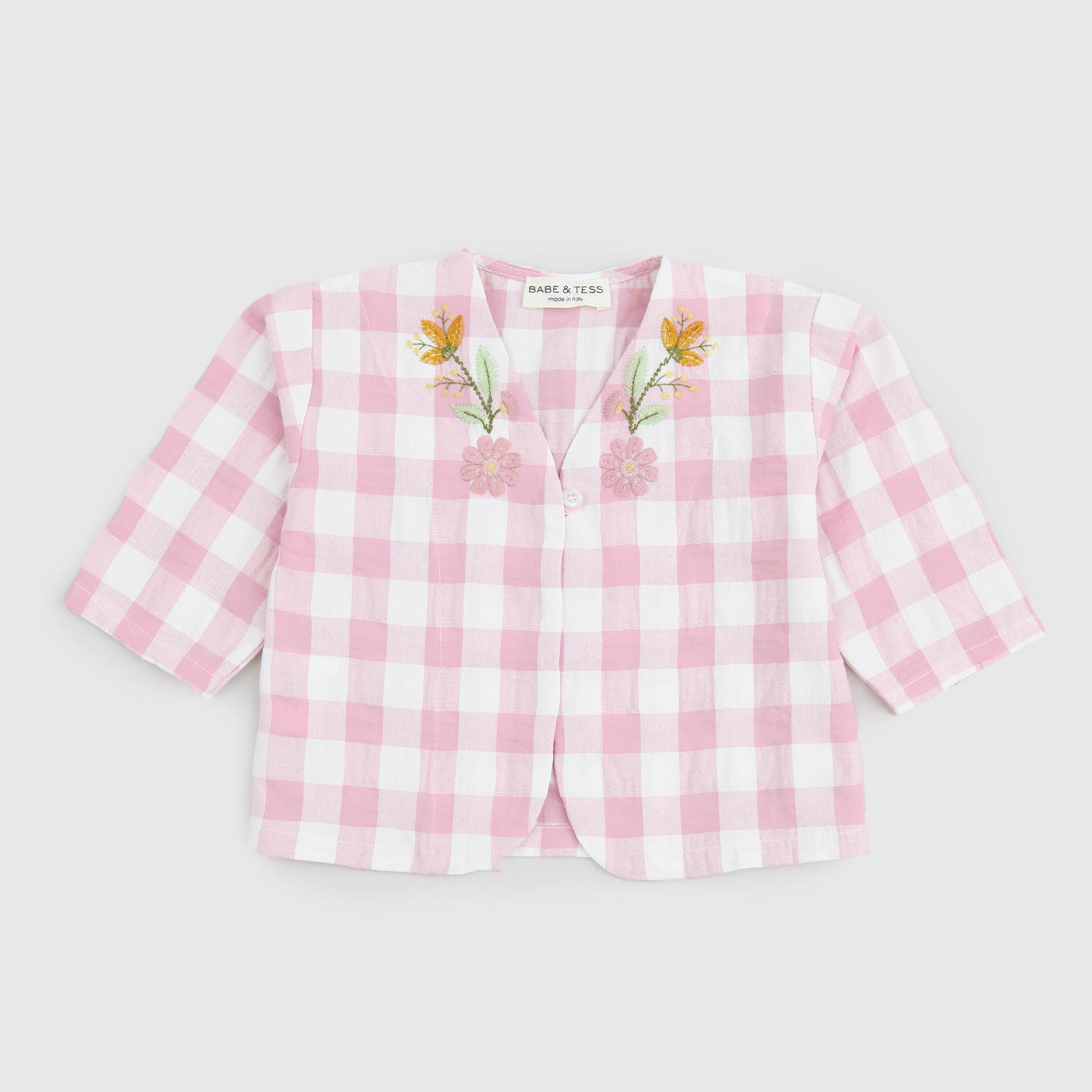 giacchina neonata quadri rosa bianchi - annameglio.com abbigliamento moda