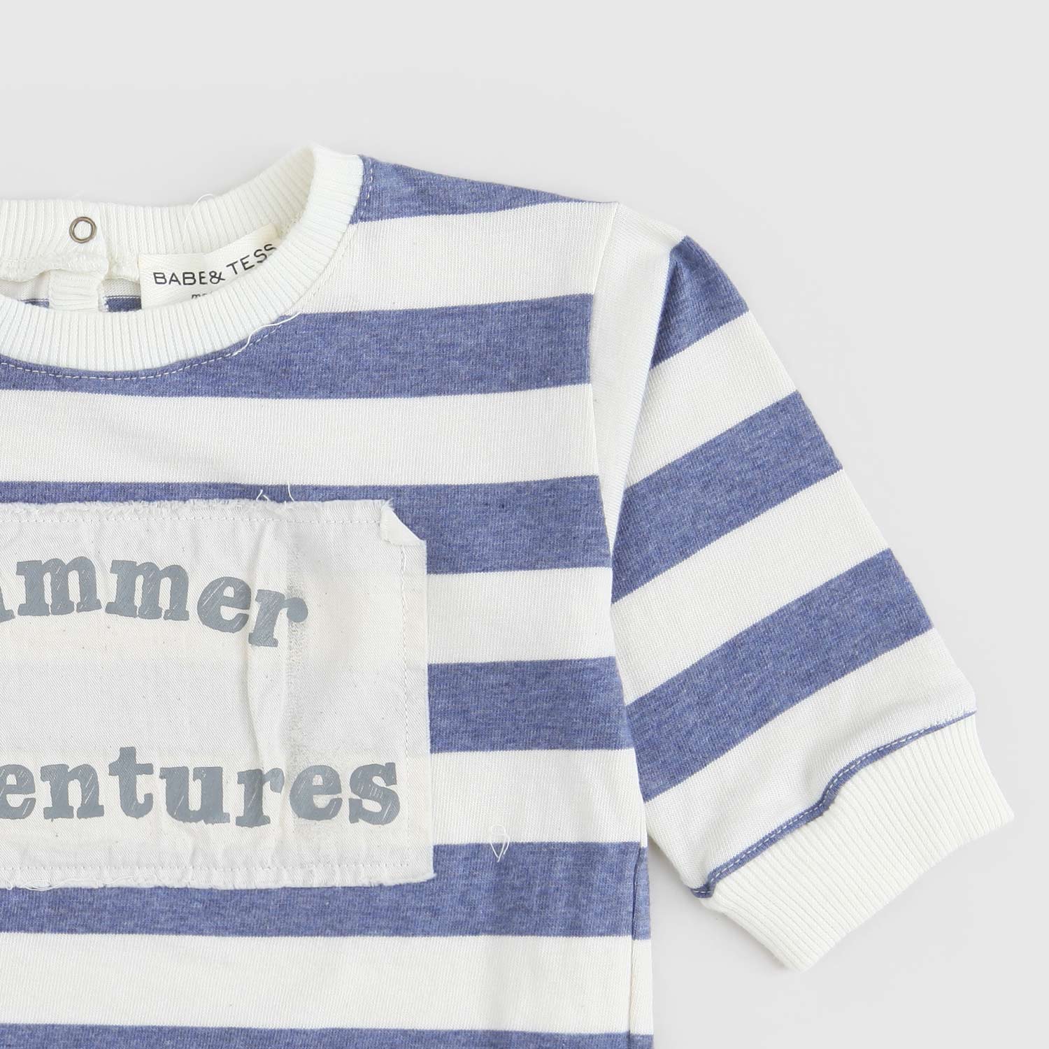 felpa righe celesti e beige neonato - annameglio.com abbigliamento moda