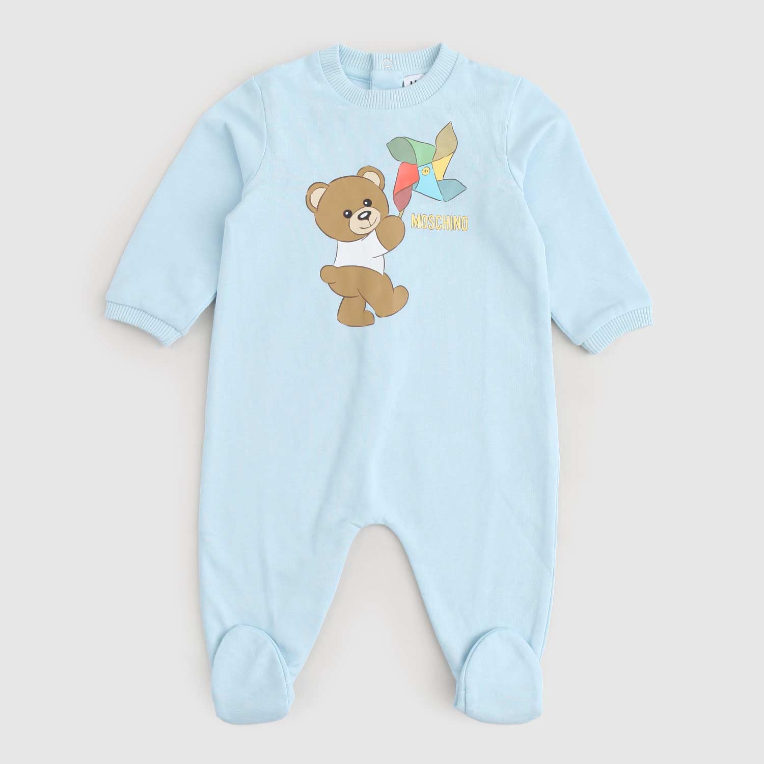 tutina celeste lunga neonato - annameglio.com abbigliamento moda