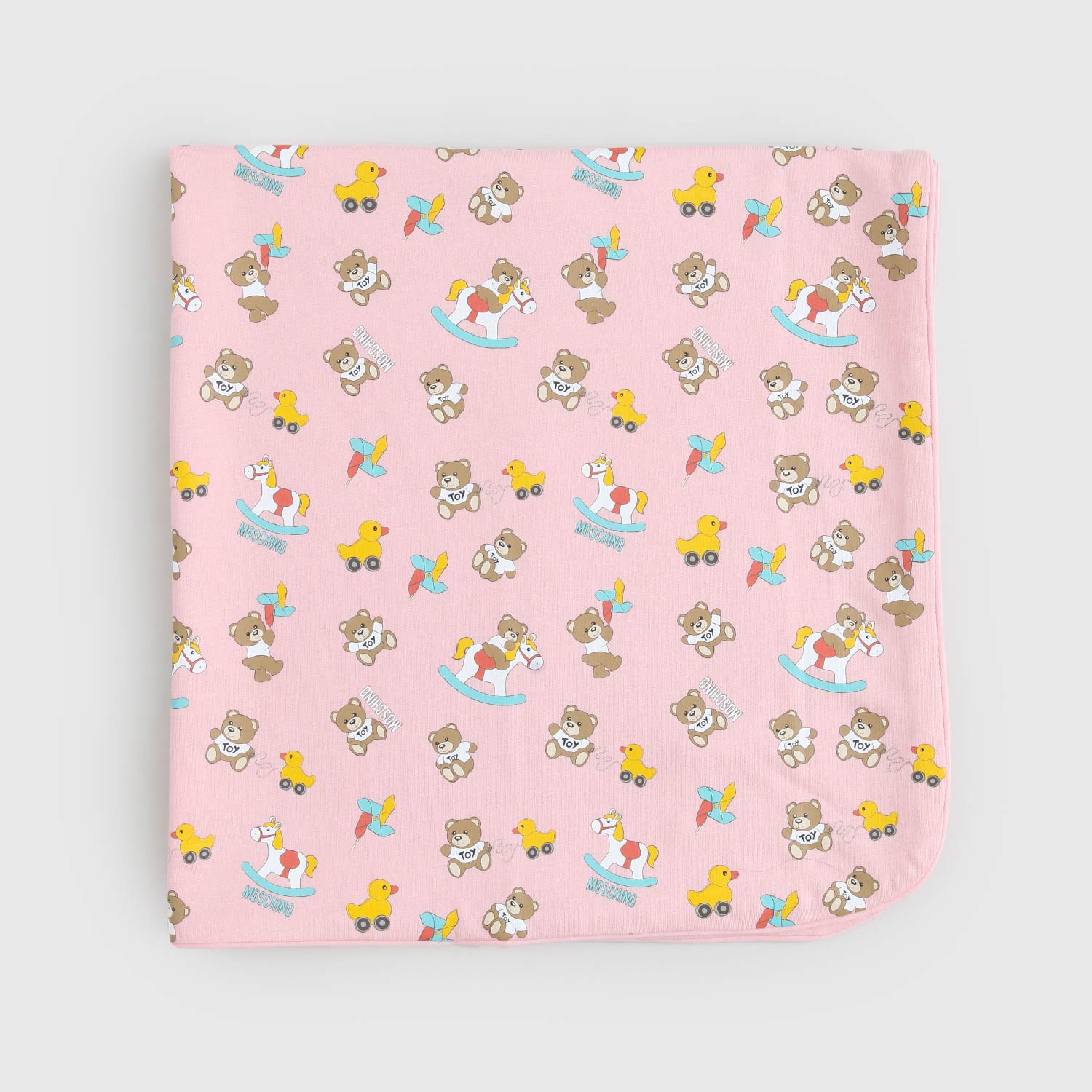 Copertina Rosa All-Over Moschino - annameglio.com abbigliamento moda