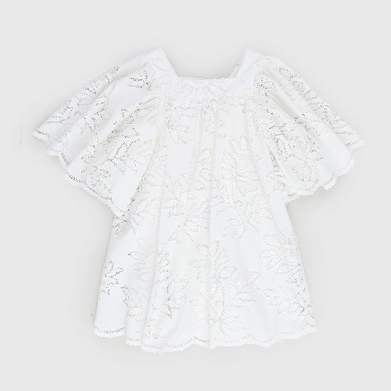 Abito bianco in pizzo macramè - annameglio.com abbigliamento moda