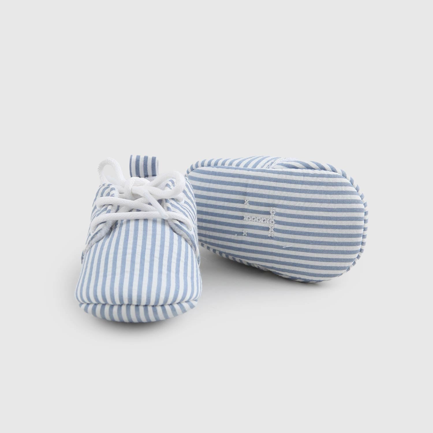 Scarpina seersucker neonato - annameglio.com abbigliamento moda