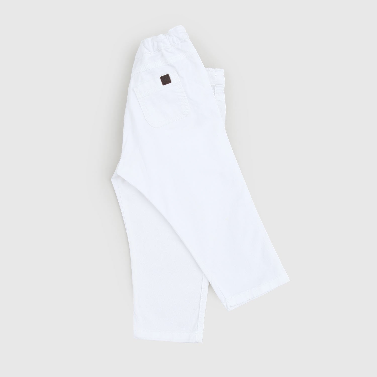 Pantalone neonato bianco twill - annameglio.com abbigliamento moda