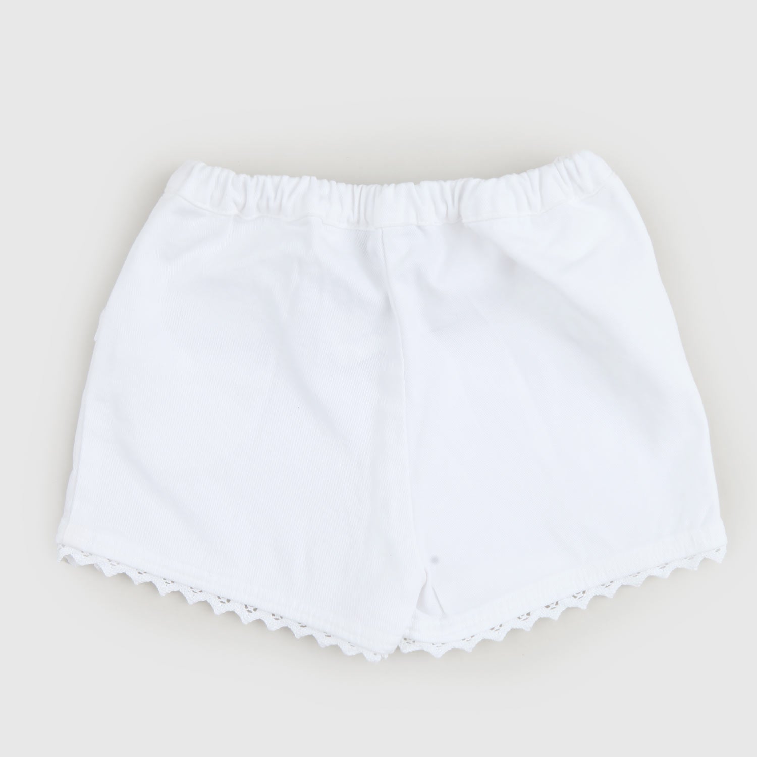 Shorts Bianchi con orli ricamati - annameglio.com abbigliamento moda