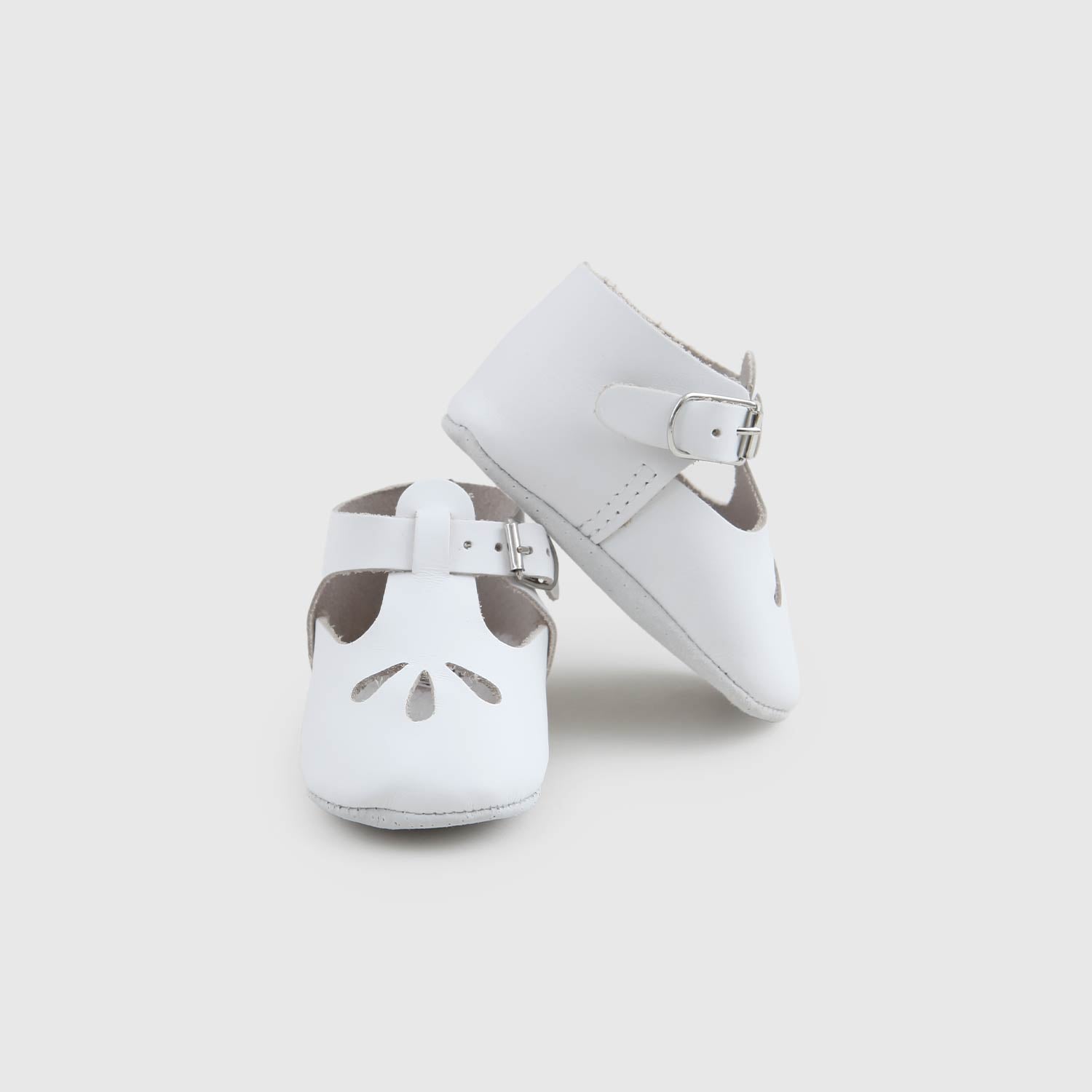 SCARPINA DUILIO PELLE BIANCA - annameglio.com abbigliamento moda