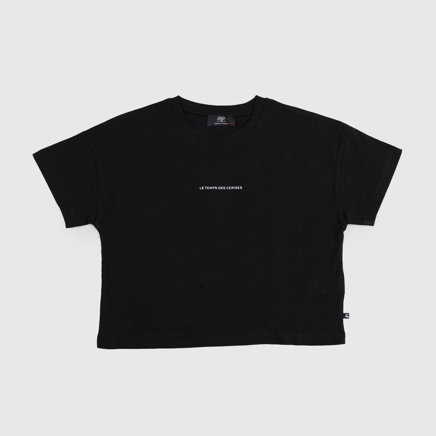 t-shirt crop nera bambina - annameglio.com abbigliamento moda