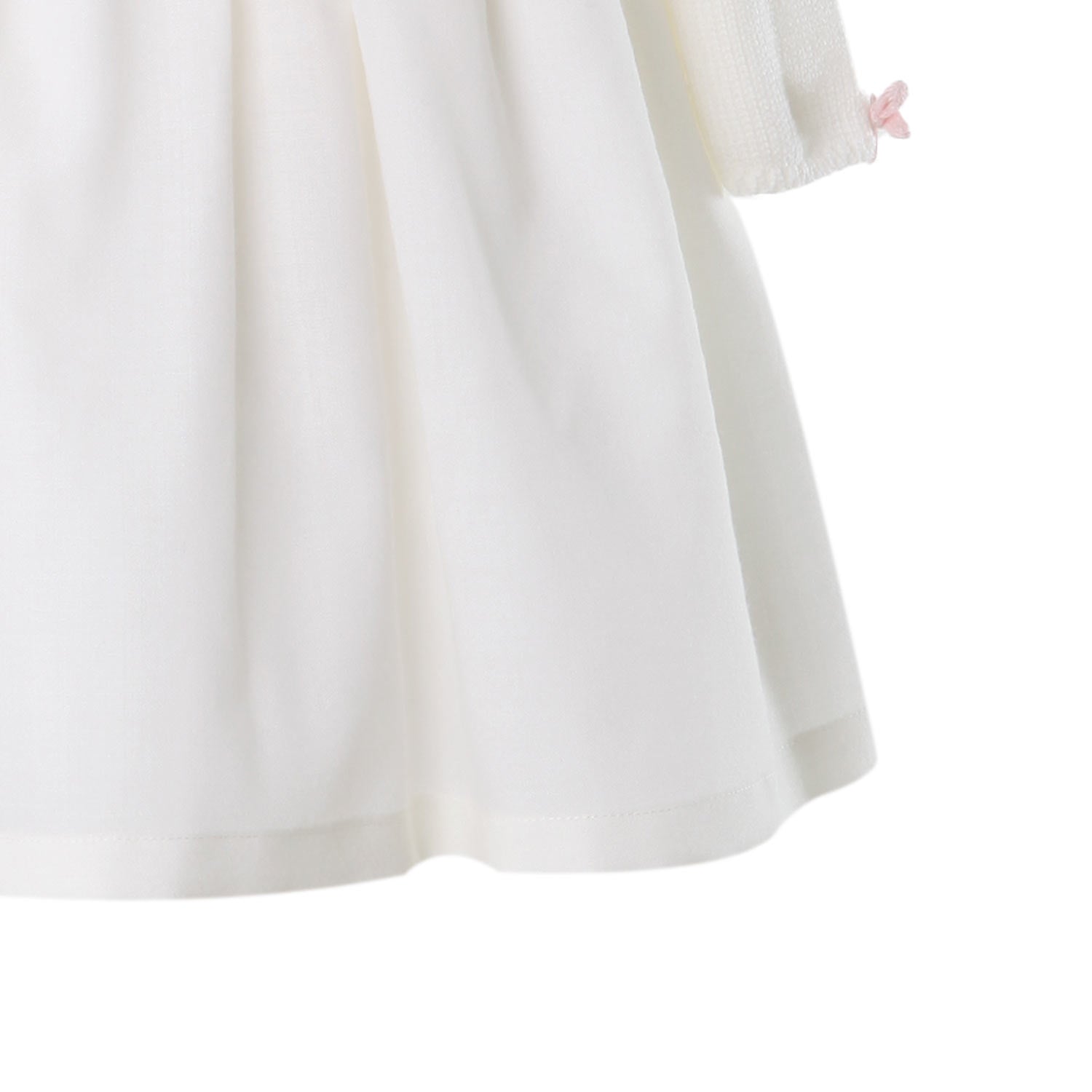 Abito bambina Bianco con Fiocco - annameglio.com abbigliamento moda