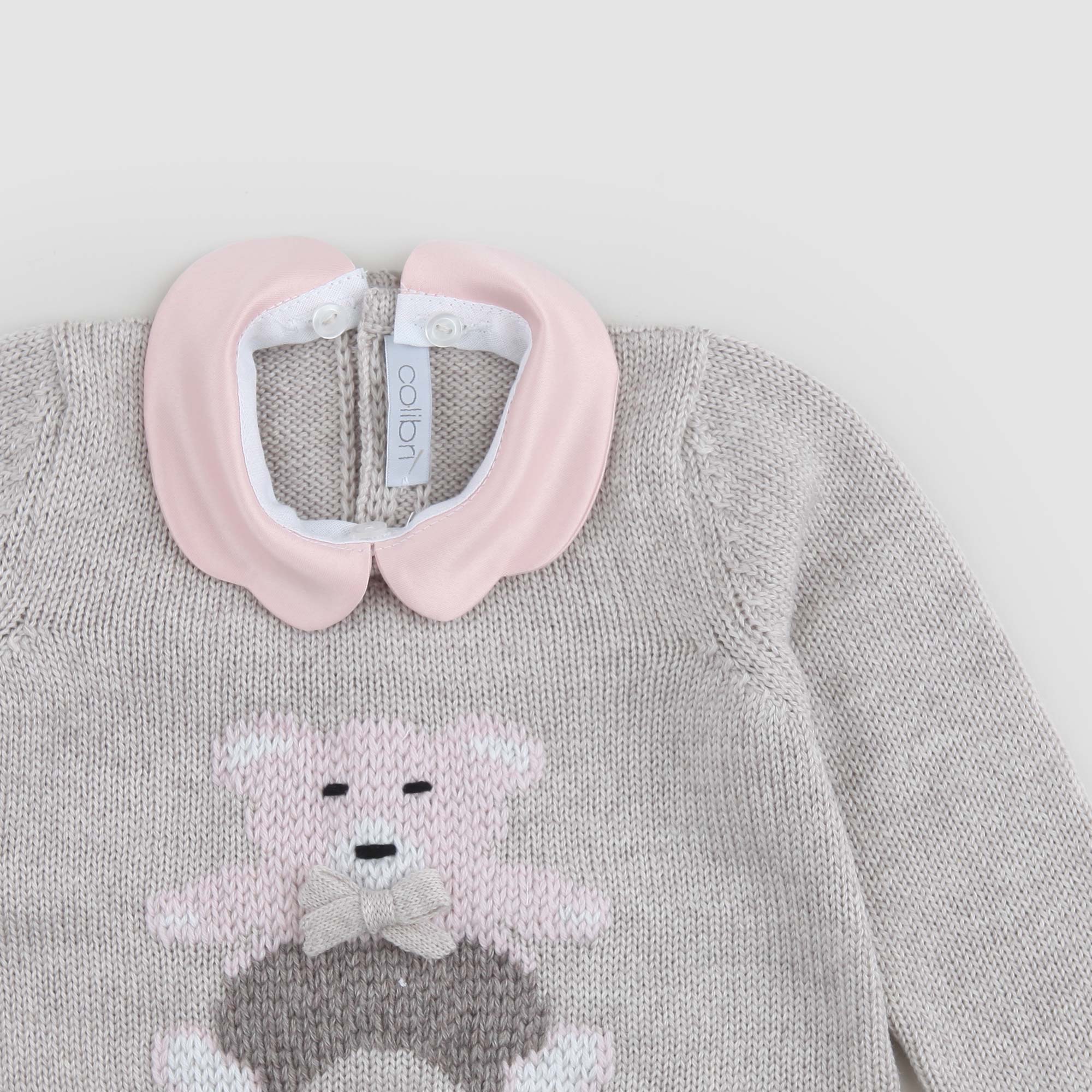 maglioncino marrone e rosa bambina - annameglio.com abbigliamento moda