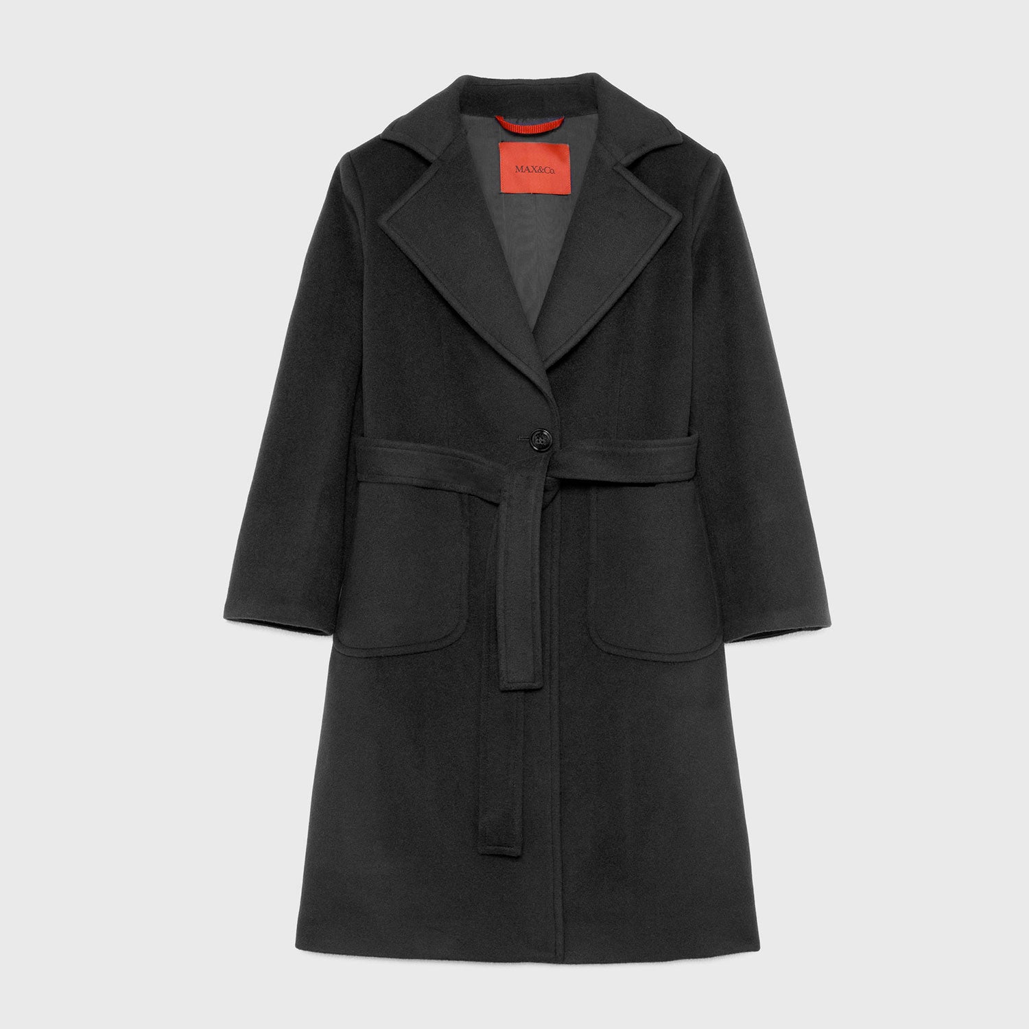 Cappotto Ragazza Nero in pura lana - annameglio.com abbigliamento moda