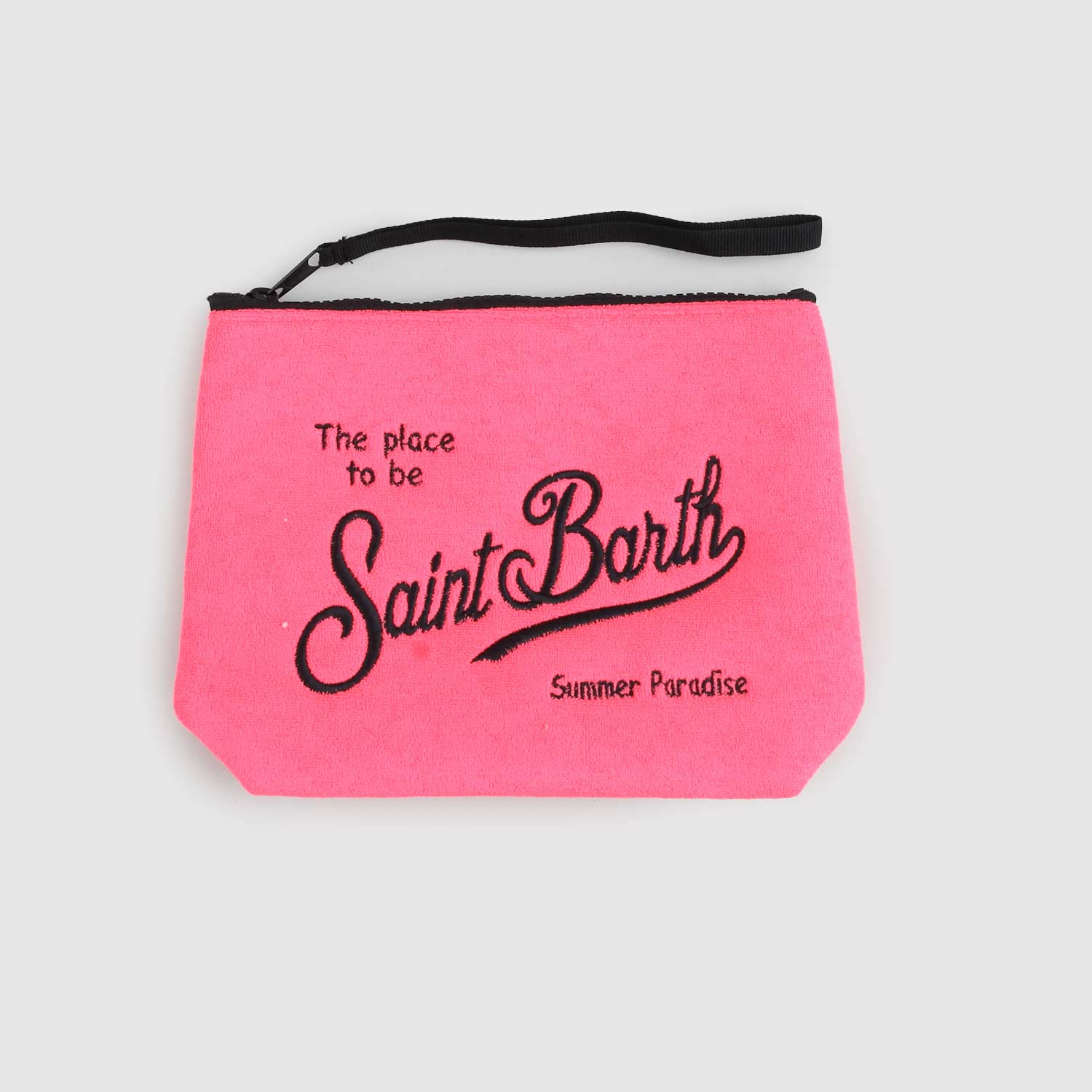 Pochette Aline In Spugna Rosa Fluo - annameglio.com abbigliamento moda