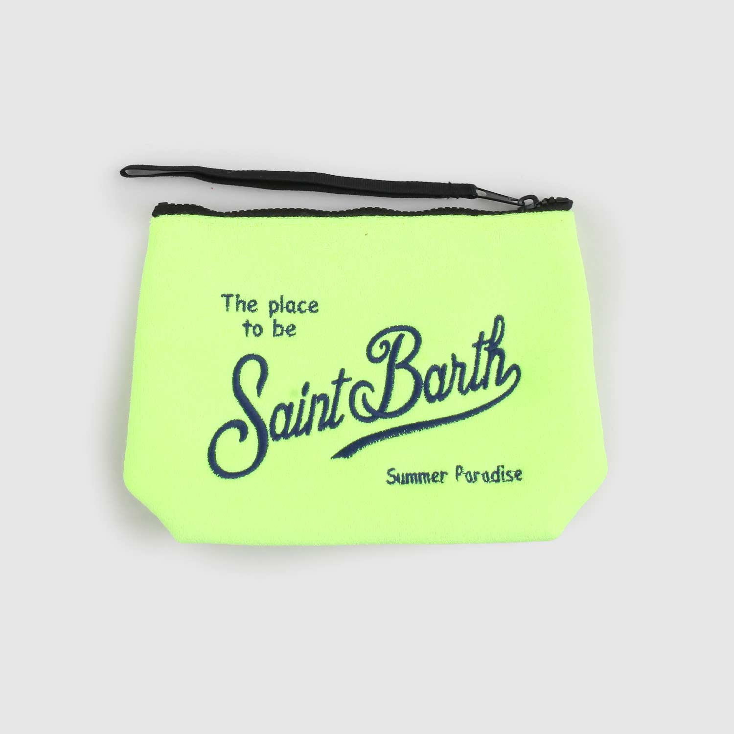 Pochette Aline In Spugna Giallo Fluo - annameglio.com abbigliamento moda