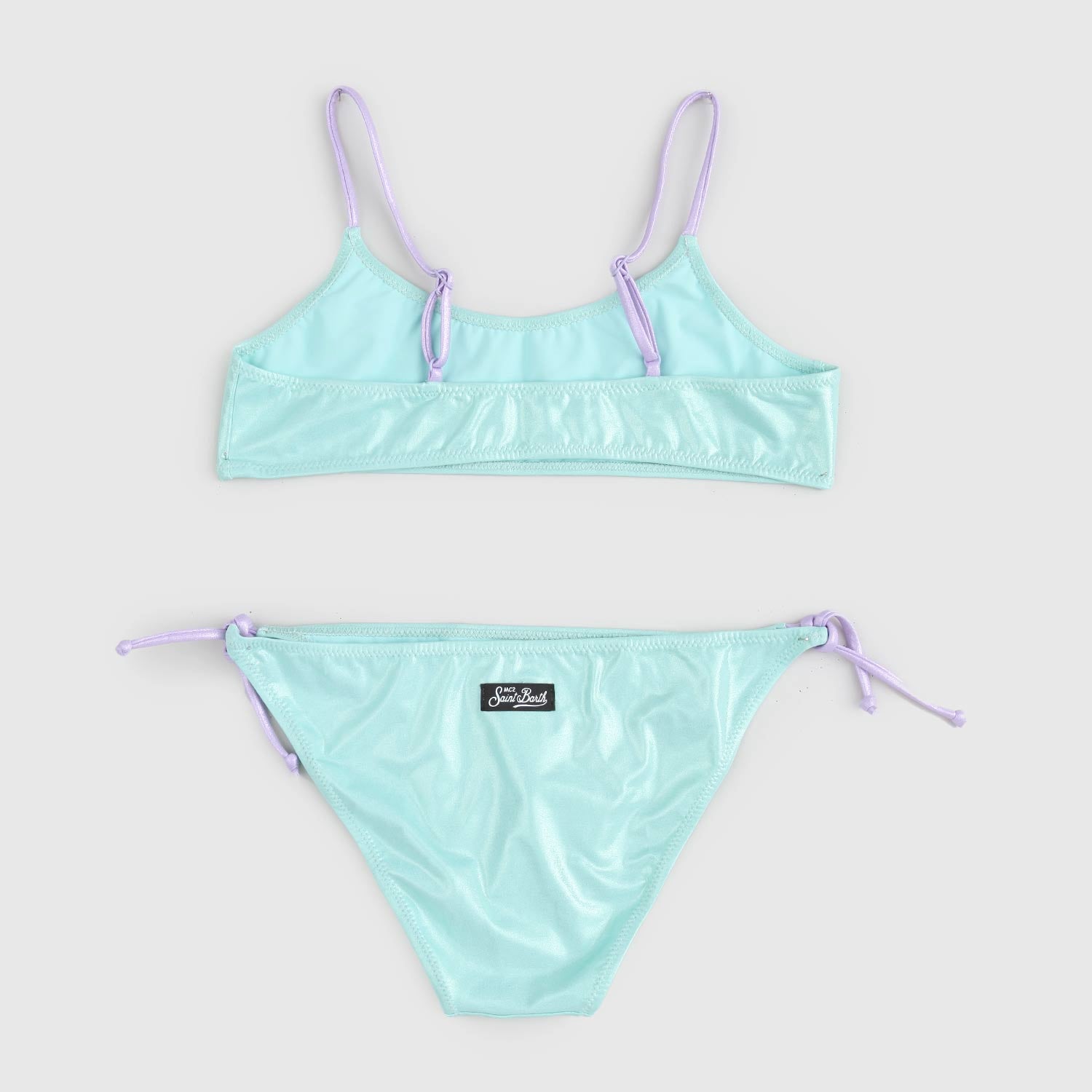 Bikini acqua marina effetto metal - annameglio.com abbigliamento moda