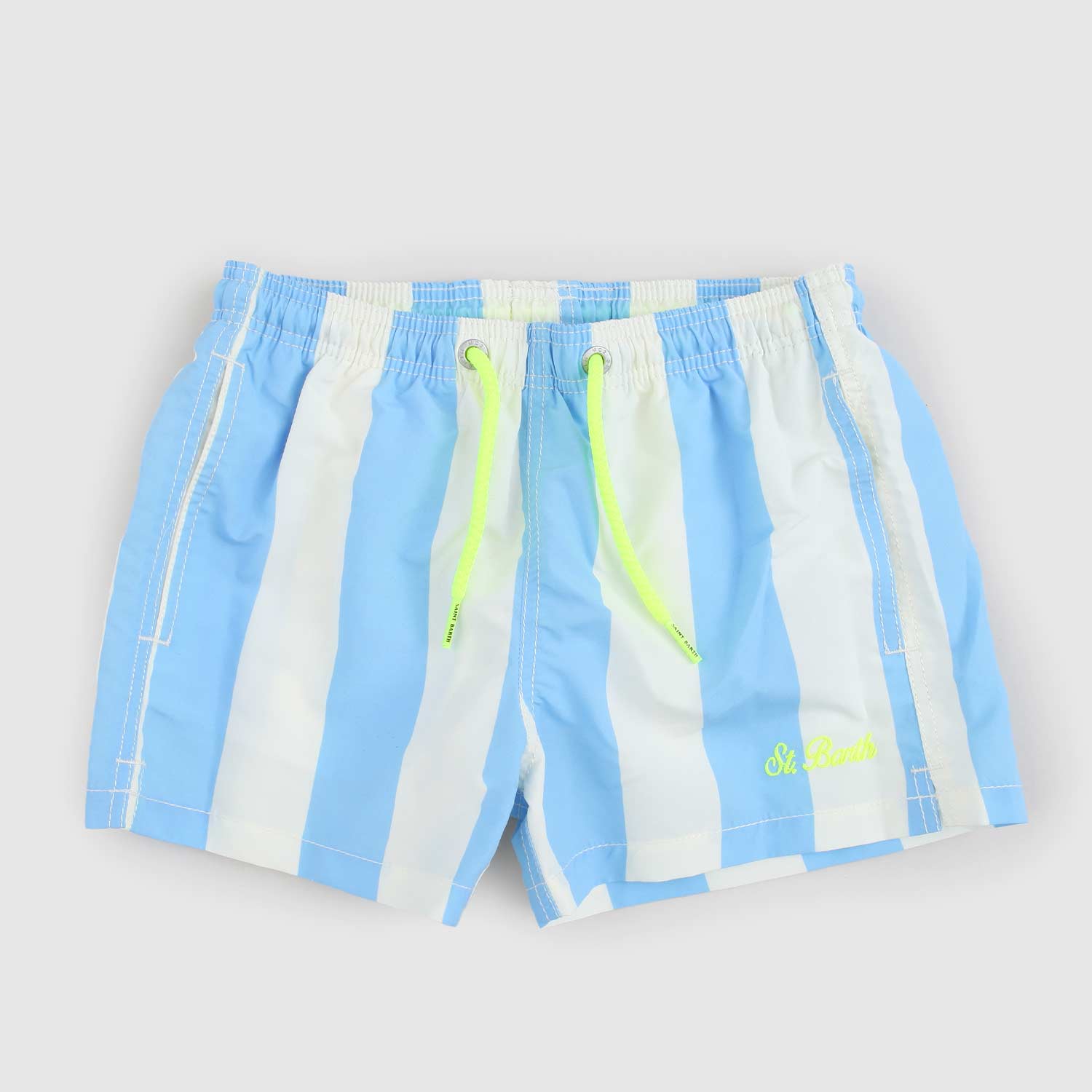 Costume da ragazzo a strisce bianche e celesti - annameglio.com abbigliamento moda