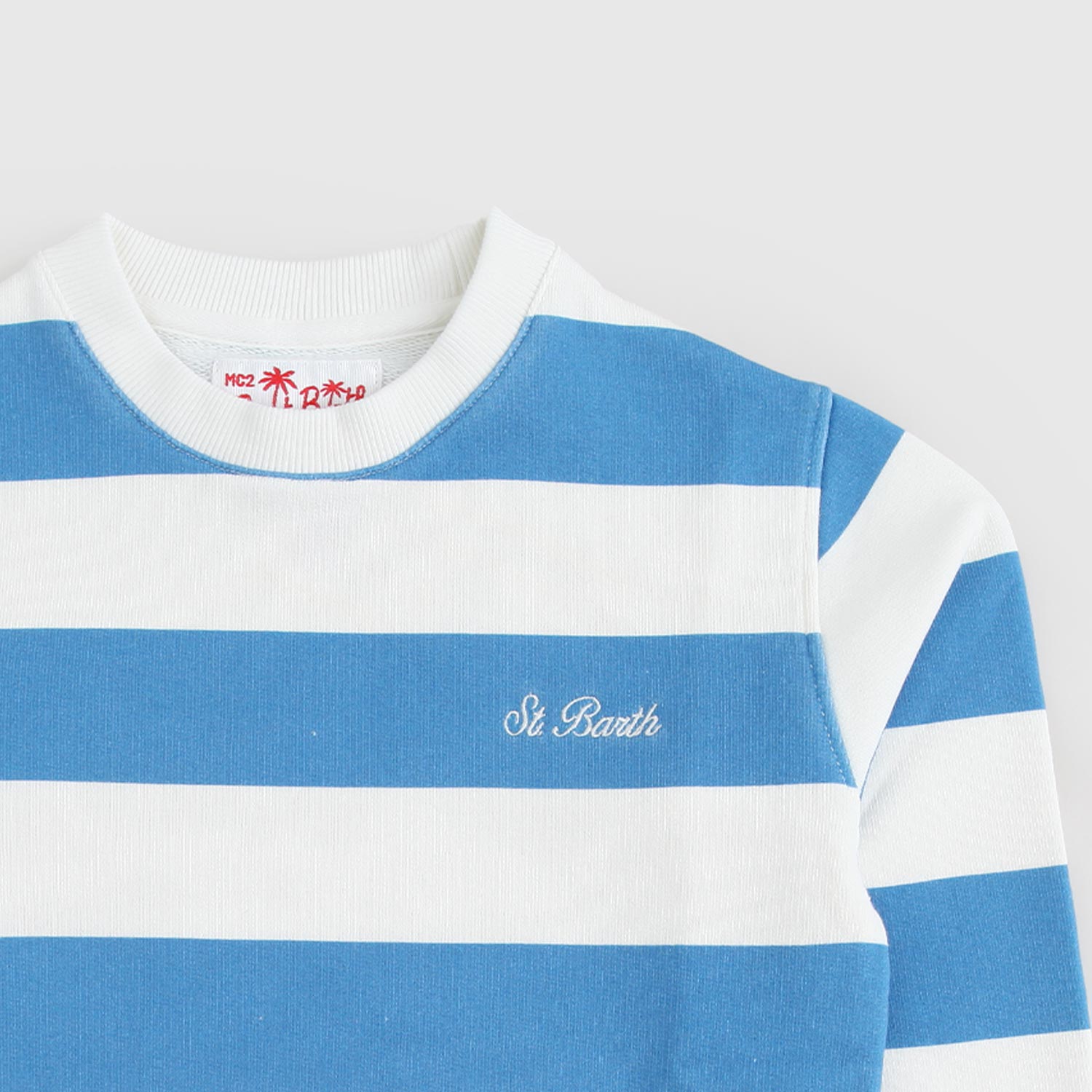 Maglioncino in cotone a righe bianche e blu - annameglio.com abbigliamento moda