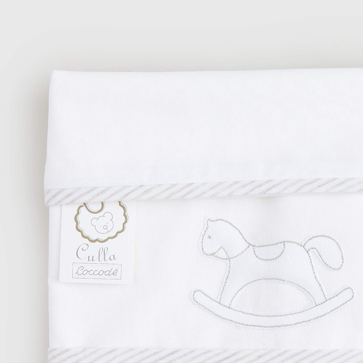 coordinato bianco con cavallino sabbia - annameglio.com abbigliamento moda