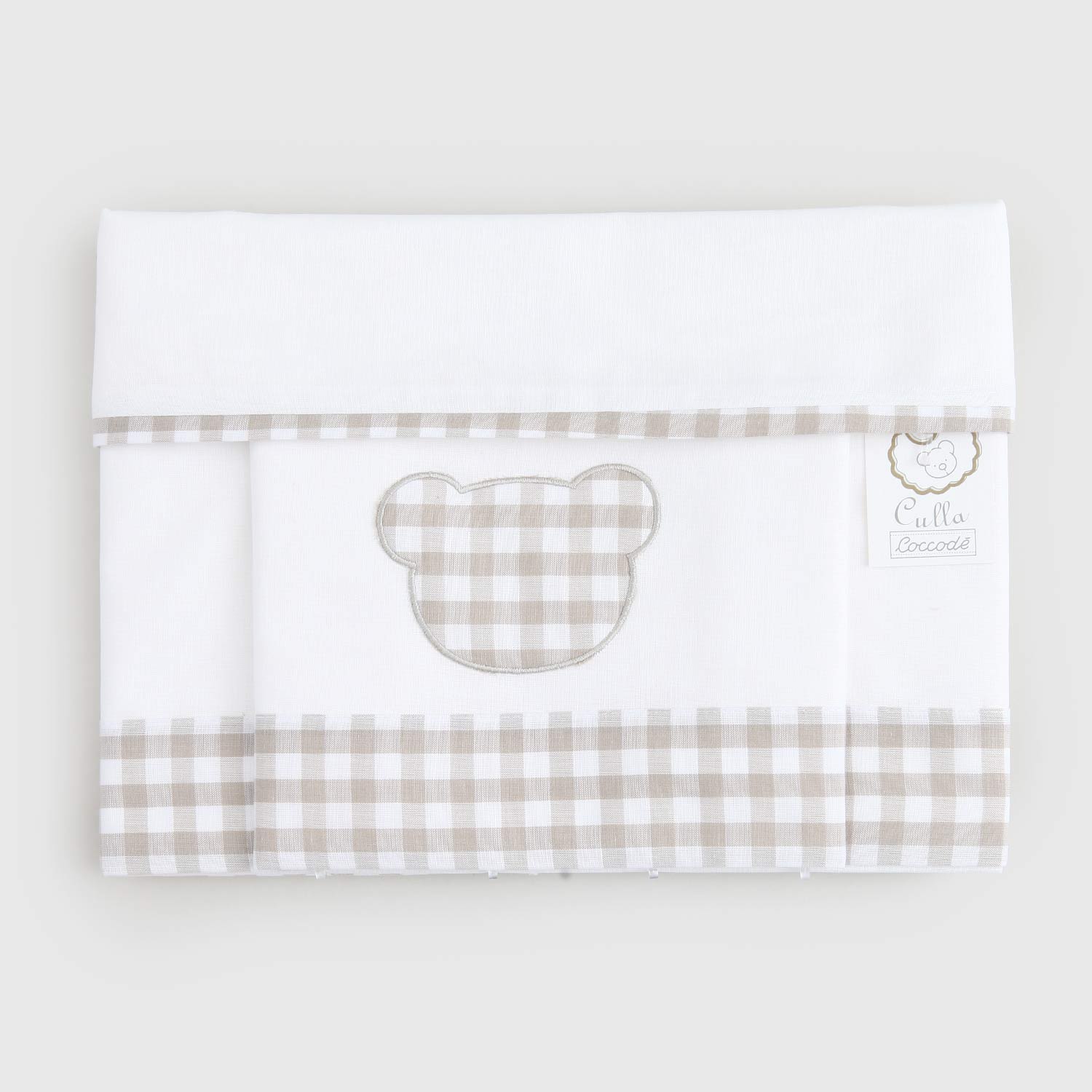 coordinato bianco con orsetto beige - annameglio.com abbigliamento moda