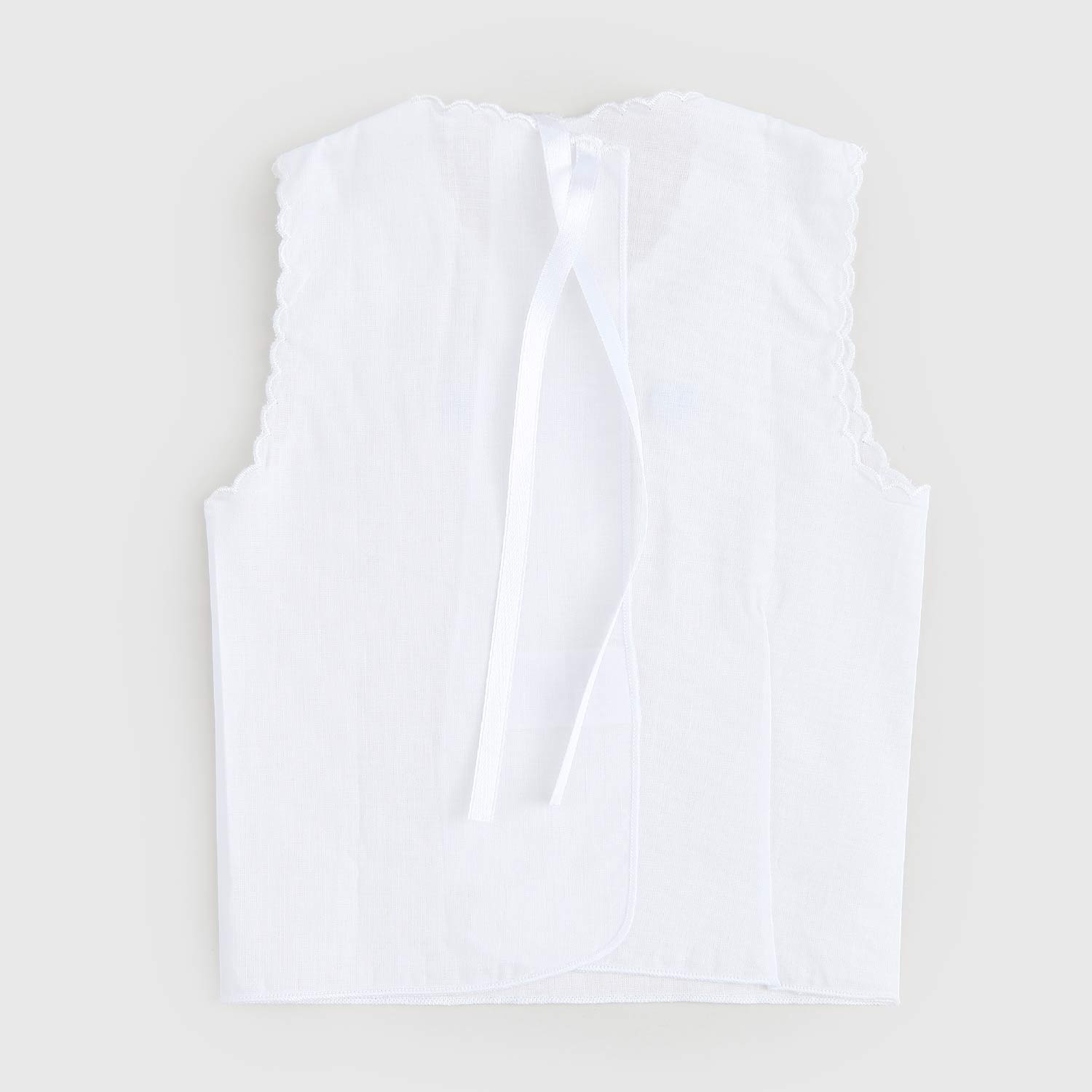 camicino bianco ricamo celeste - annameglio.com abbigliamento moda