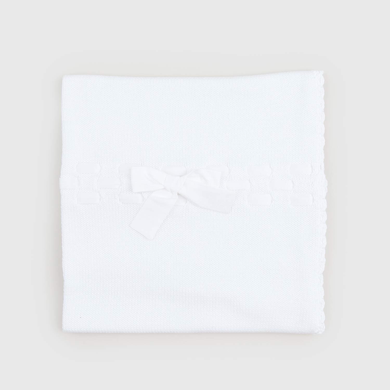 copertina bianca fiocchi bianchi - annameglio.com abbigliamento moda