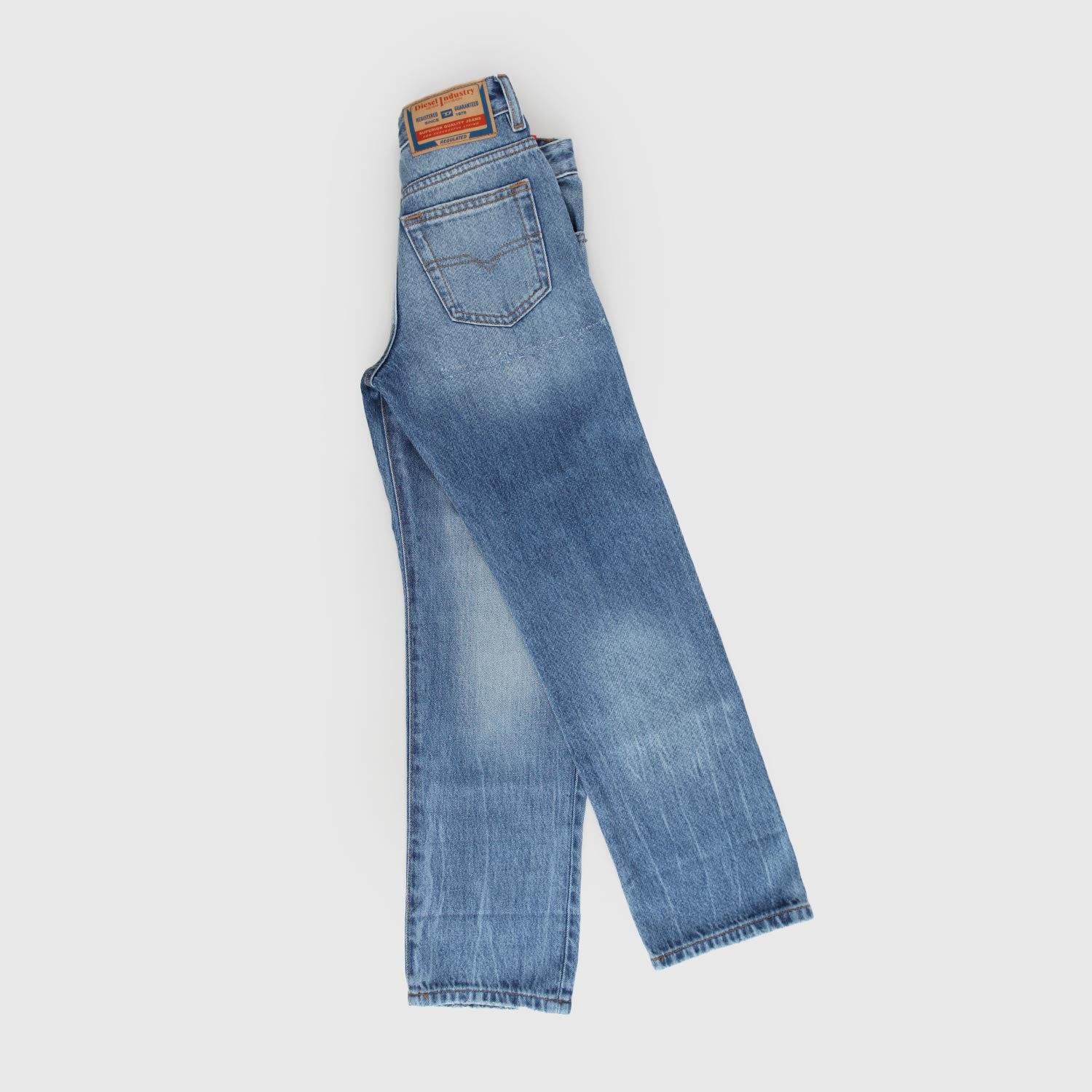 Jeans 1999-J dritti con effetto vissuto - annameglio.com abbigliamento moda