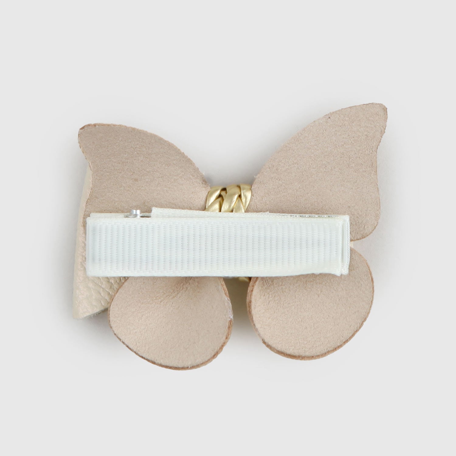 Fermaglio fiocco dorato in pelle - annameglio.com abbigliamento moda