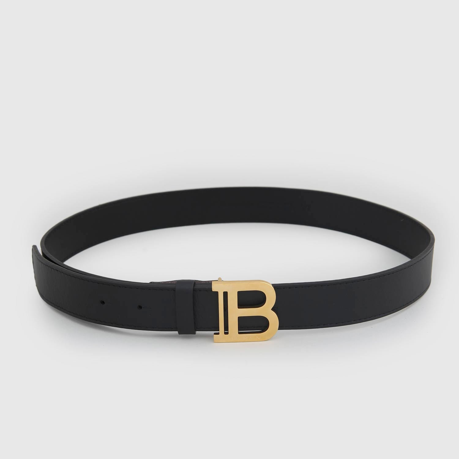 CINTURA NERA IN PELLE CON FIBBIA ORO - annameglio.com abbigliamento moda