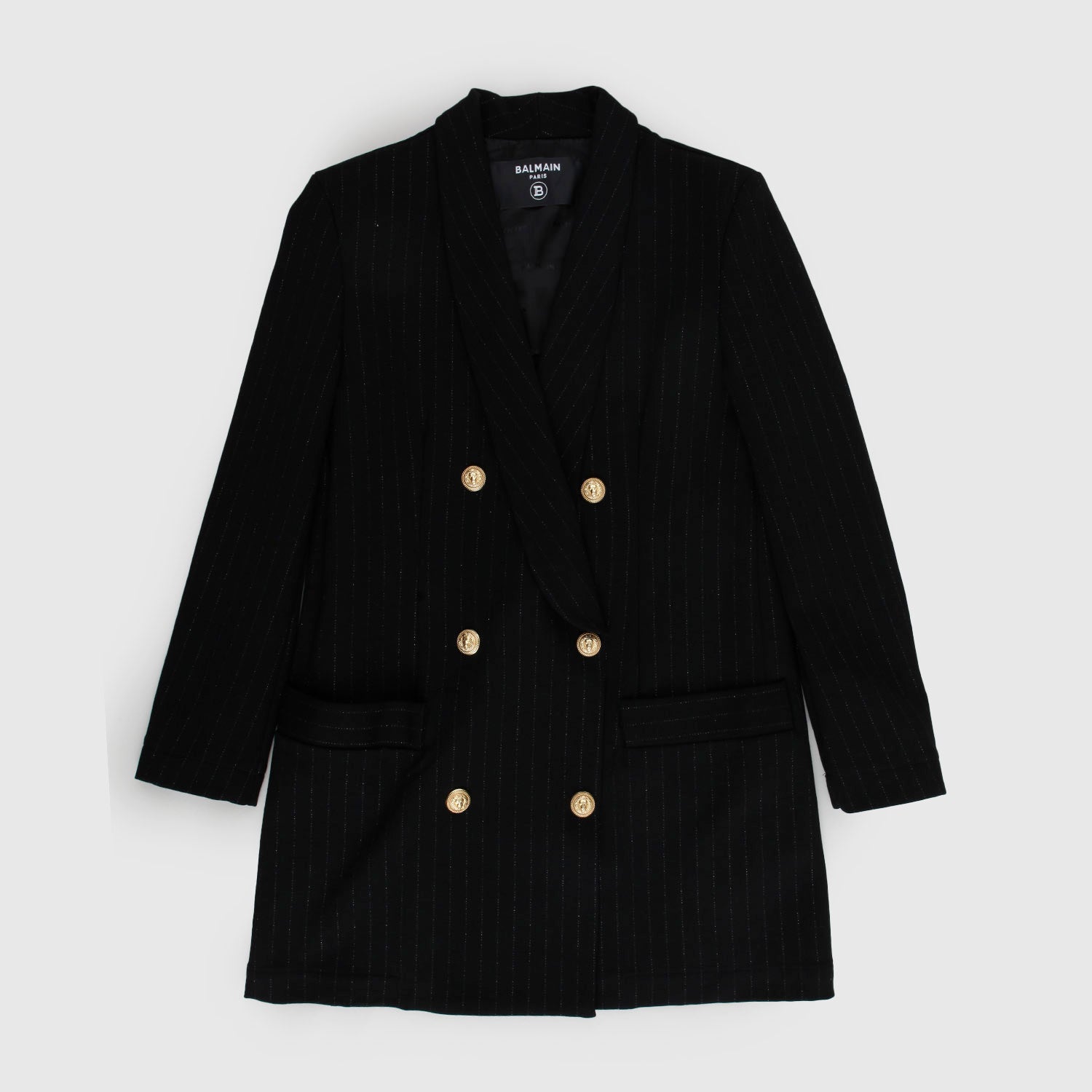 Blazer Doppiopetto Firmato Balmain Kids - annameglio.com abbigliamento moda