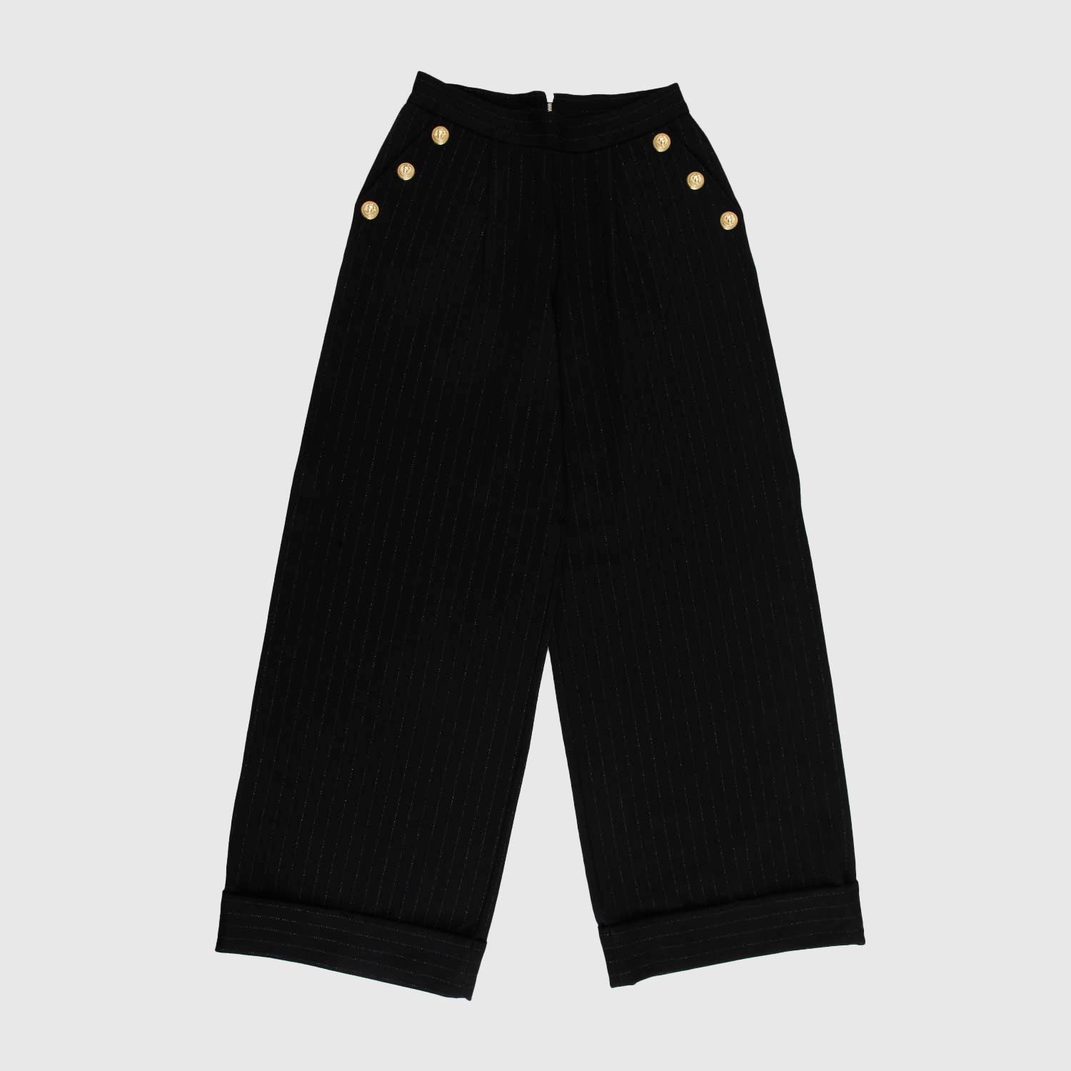 Pantaloni Gamba Larga Firmati Balmain kids - annameglio.com abbigliamento moda