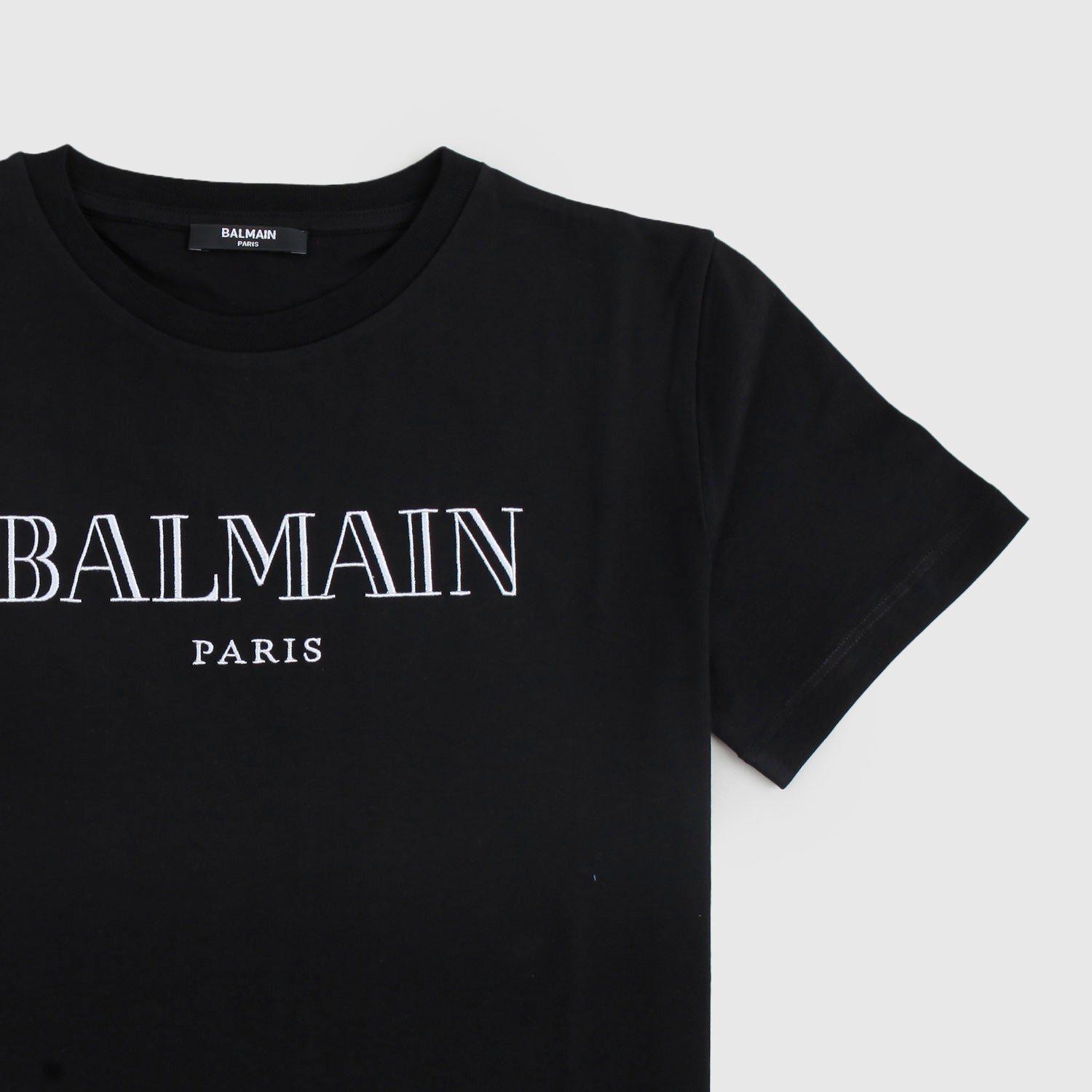 T-shirt nera per ragazza in cotone con logo - annameglio.com abbigliamento moda