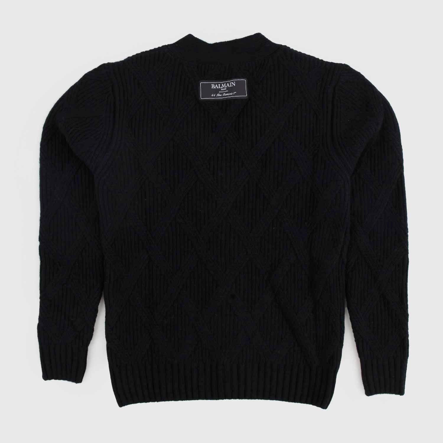 Cardigan in maglia con bottoni d’oro - annameglio.com abbigliamento moda