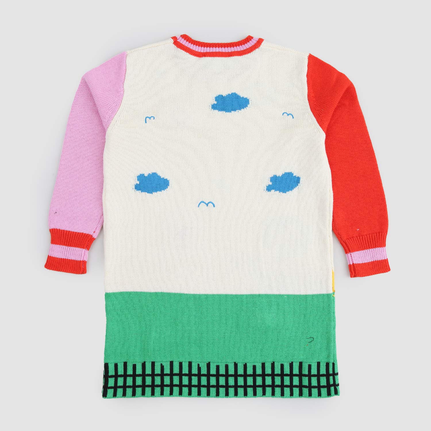 Abito bambina in maglia multicolore tema fattoria - annameglio.com abbigliamento moda