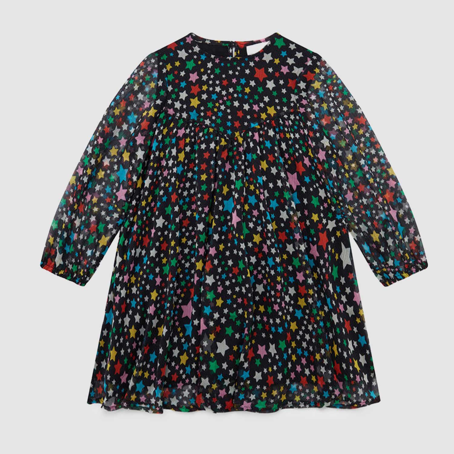 Abito plissettato motivo stelle multicolore - annameglio.com abbigliamento moda