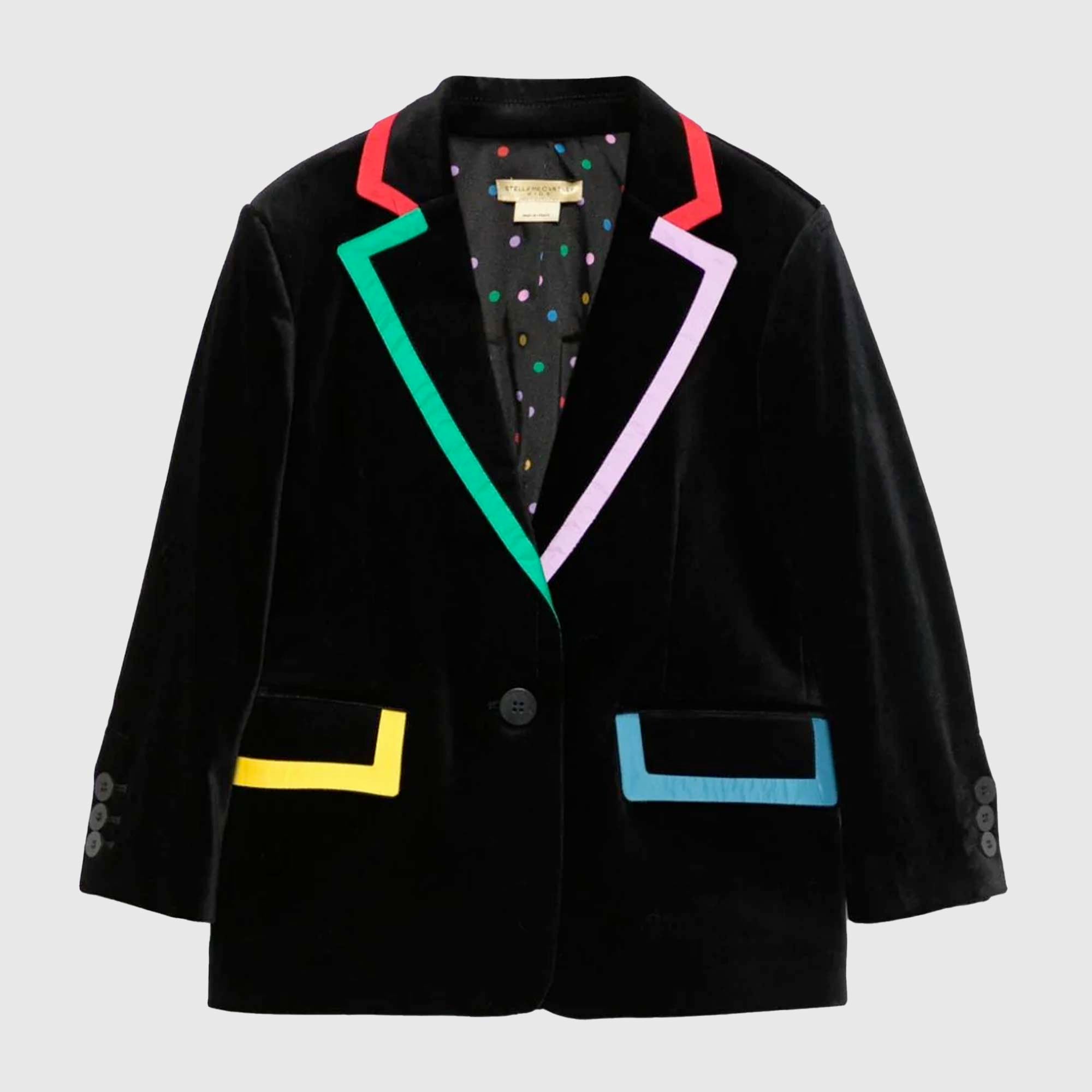 Giacca Nera In Velluto STELLA MC CARTNEY - annameglio.com abbigliamento moda