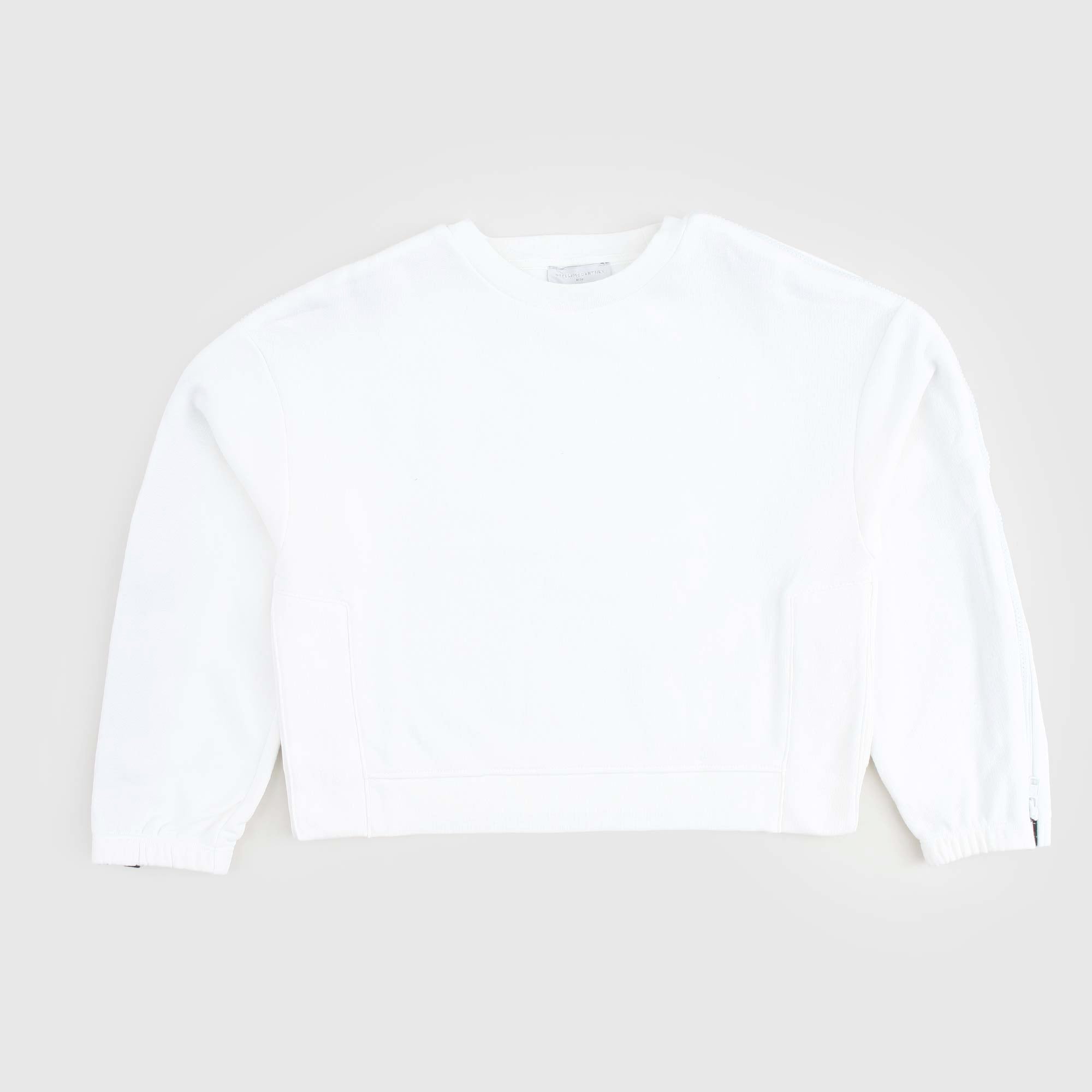 Felpa Bianca Firmata STELLA MC CARTNEY - annameglio.com abbigliamento moda