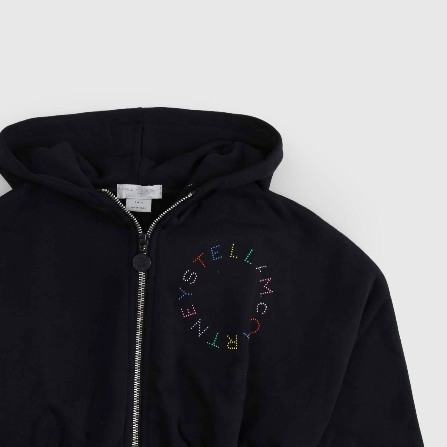 Felpa full zip cropped icon nera - annameglio.com abbigliamento moda