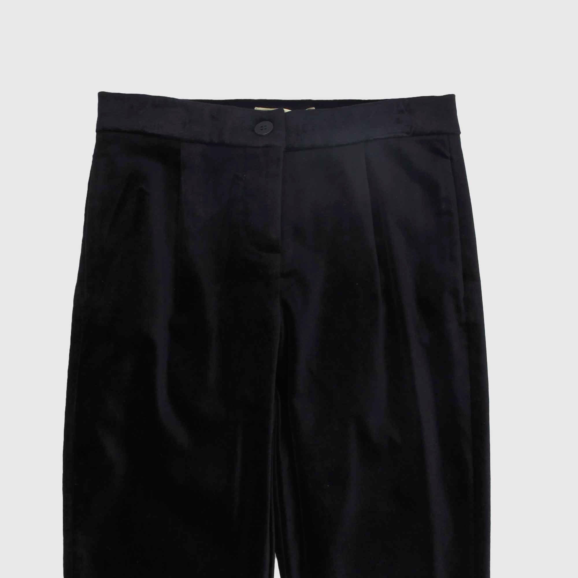 Pantalone In Velluto Nero  STELLA MCCARTNEY - annameglio.com abbigliamento moda