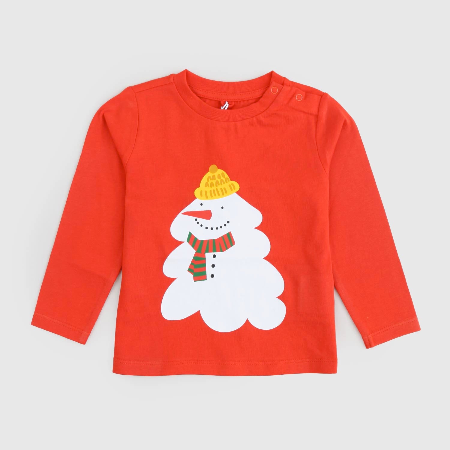 T-shirt neonato pupazzo neve patch removibili - annameglio.com abbigliamento moda