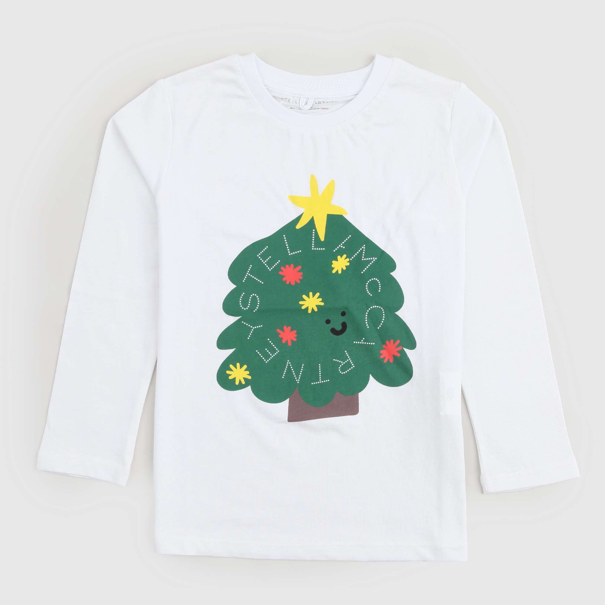 T-shirt bianca natalizia con albero di Natale - annameglio.com abbigliamento moda