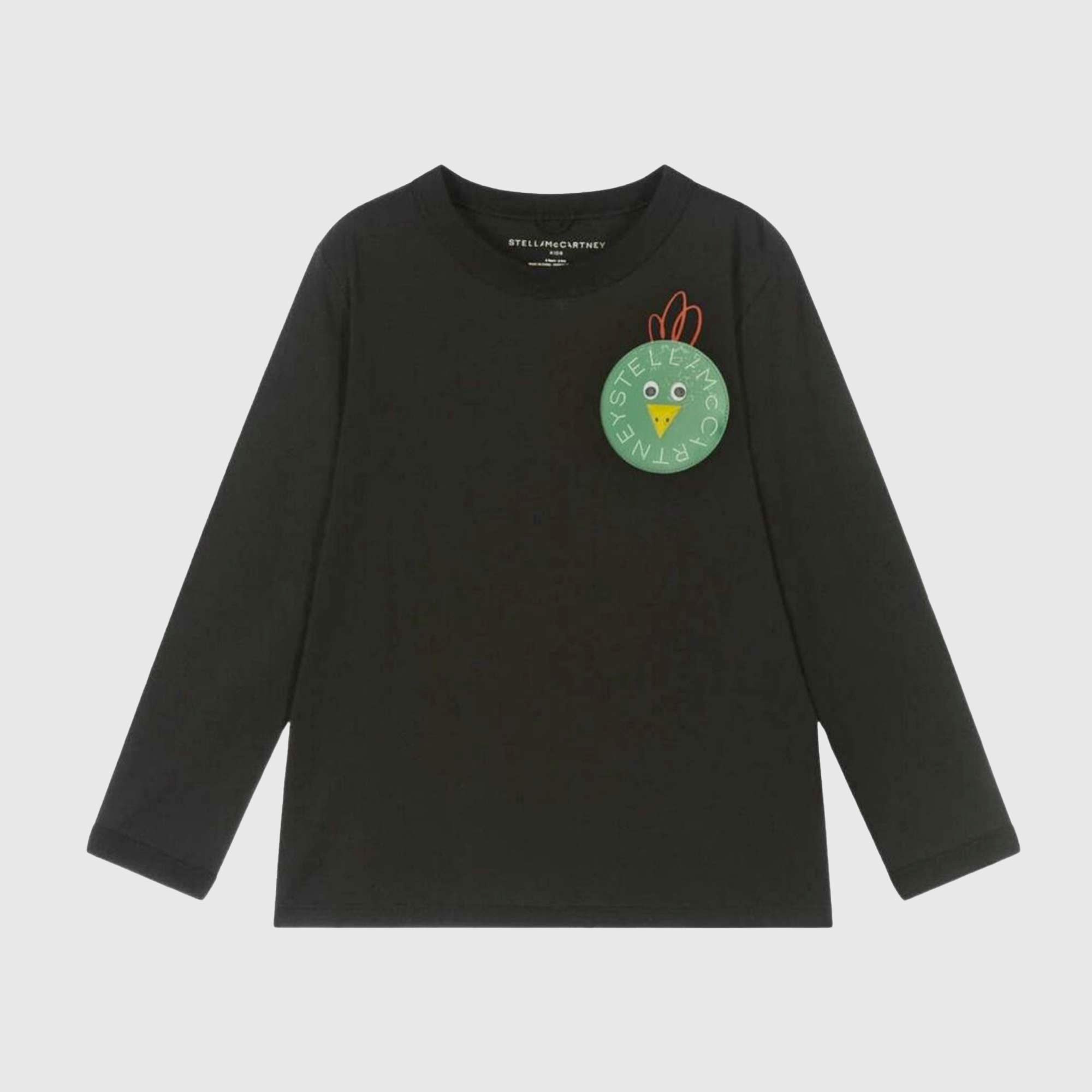 T-shirt nera manica lunga STELLA MCCARTNEY - annameglio.com abbigliamento moda