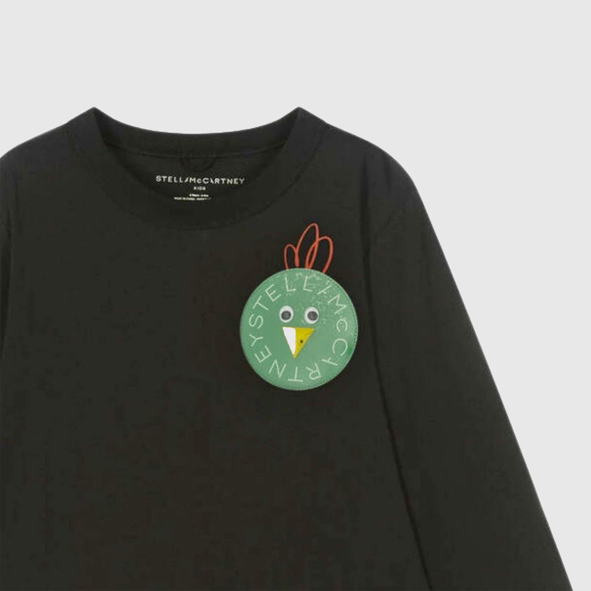 T-shirt nera manica lunga STELLA MCCARTNEY - annameglio.com abbigliamento moda