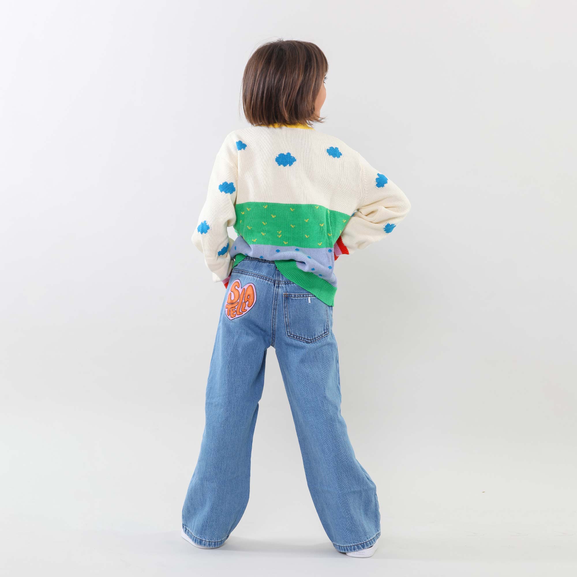 Pantalone Jeans Lavaggio Vintage e Gamba Dritta - annameglio.com abbigliamento moda