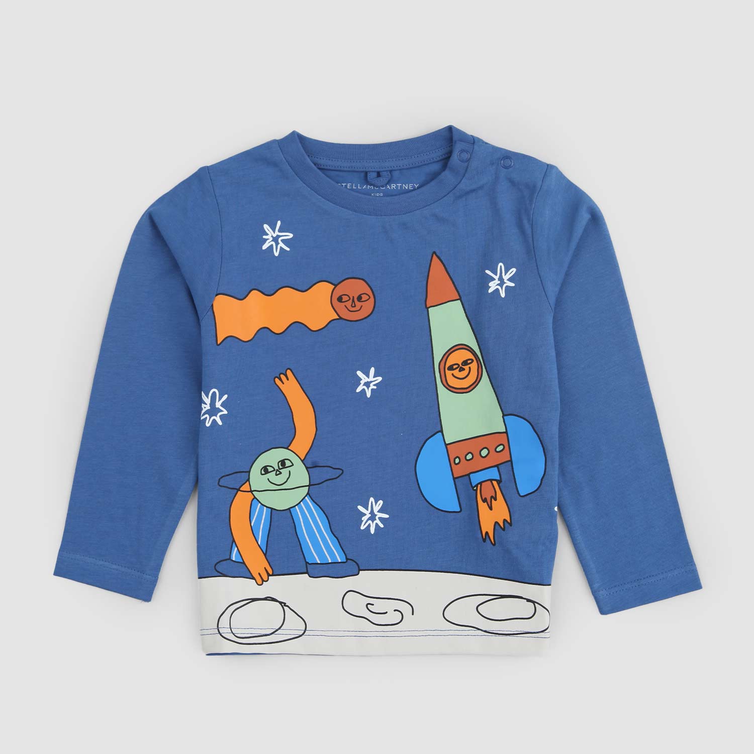 Maglietta a maniche lunghe con stampa pianeti - annameglio.com abbigliamento moda