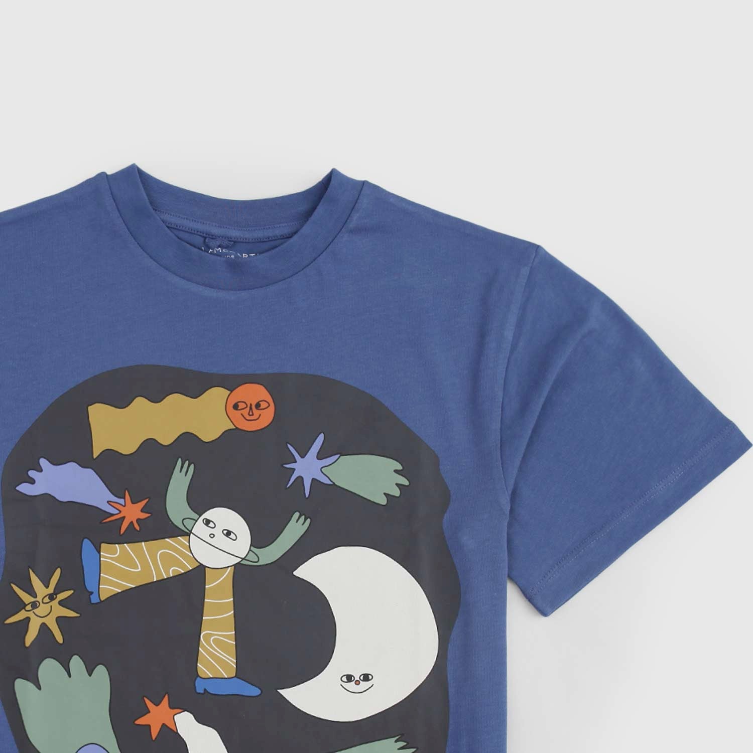 T-shirt Blu per bambini con grafica spazio - annameglio.com abbigliamento moda
