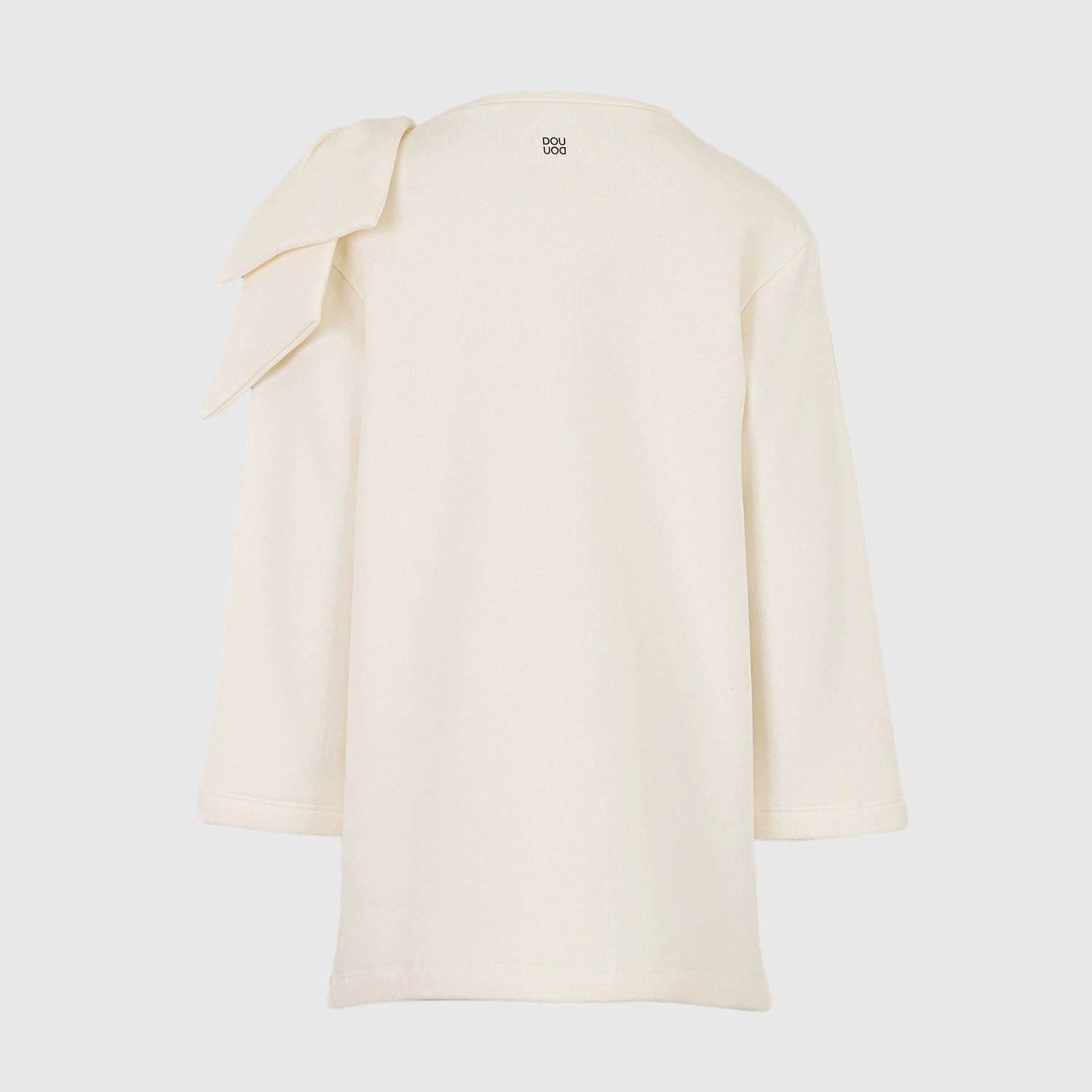 Abito Amalia bianco latte con fiocco - annameglio.com abbigliamento moda