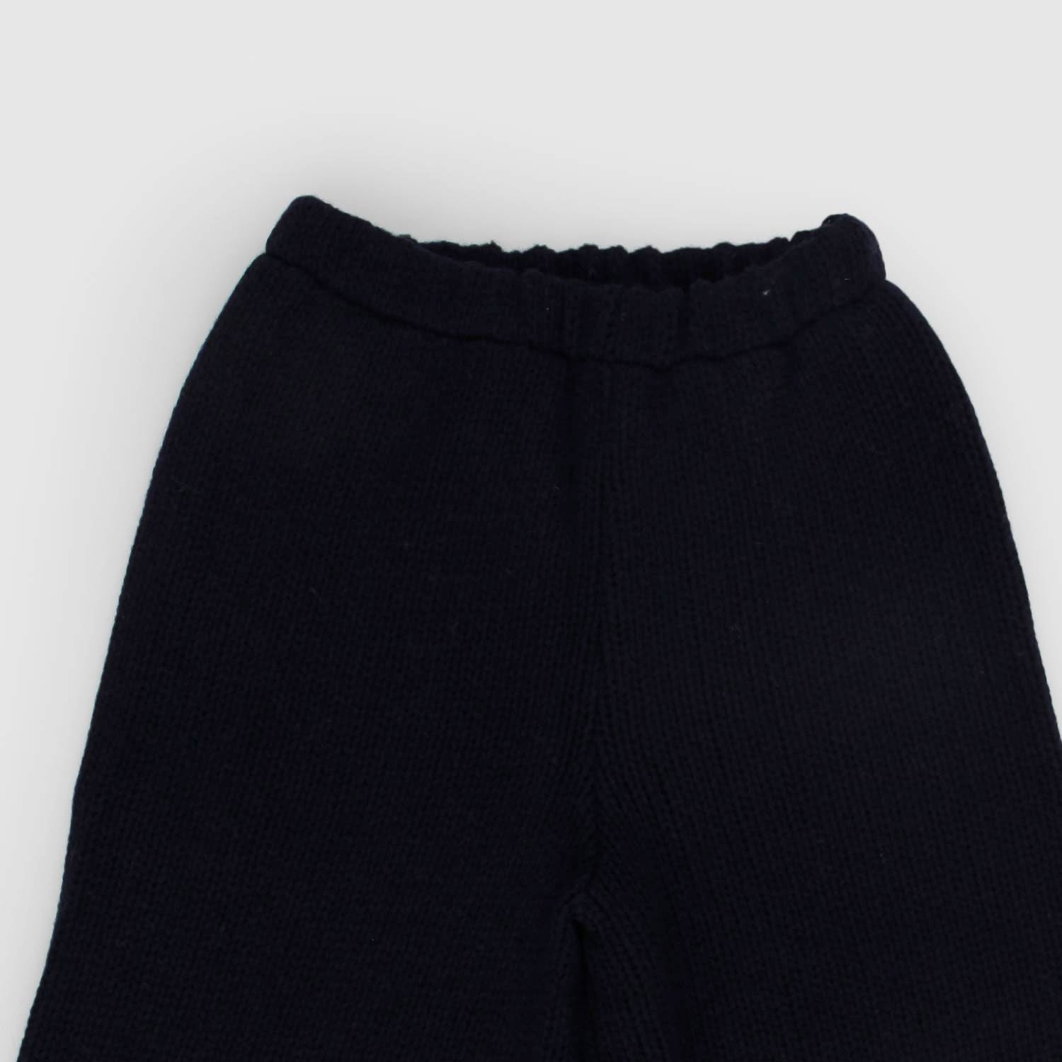 Pantalone cropped wool blue navy - annameglio.com abbigliamento moda