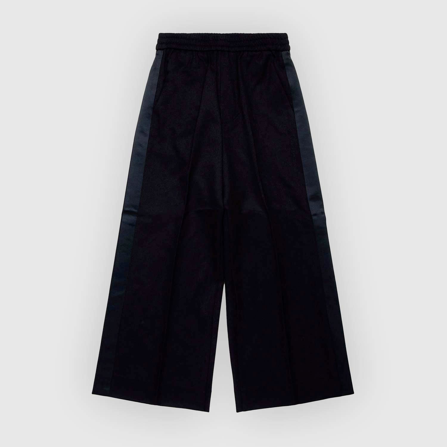 Pantalone nero in fresco di lana - annameglio.com abbigliamento moda