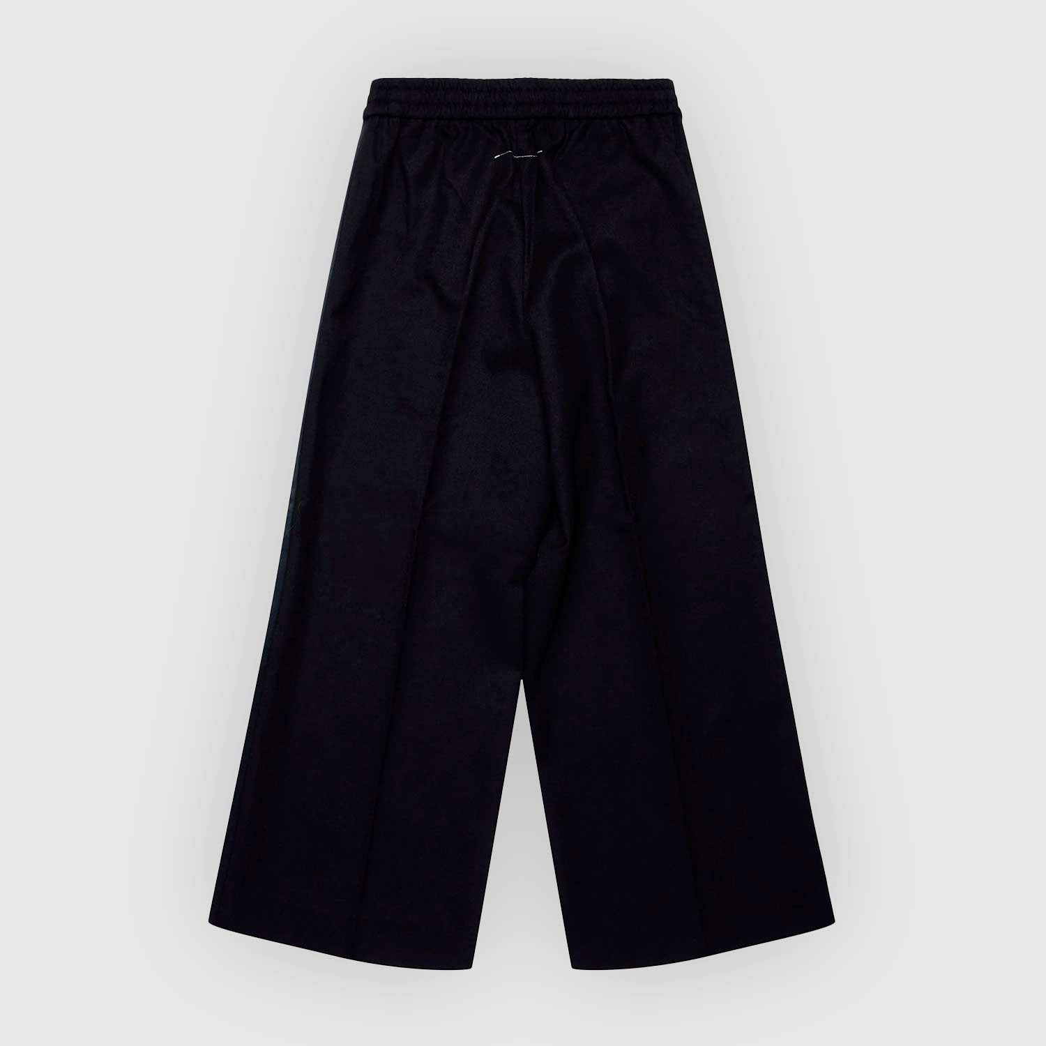 Pantalone nero in fresco di lana - annameglio.com abbigliamento moda