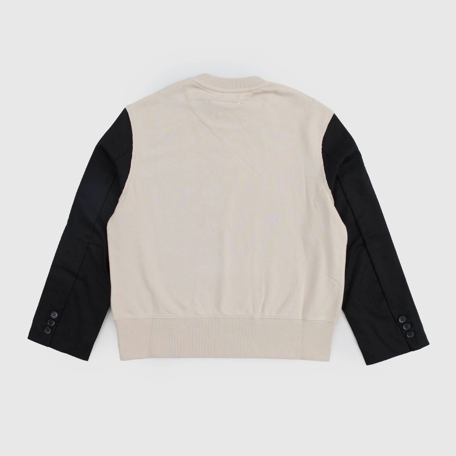 Felpa girocollo con maniche blazer - annameglio.com abbigliamento moda